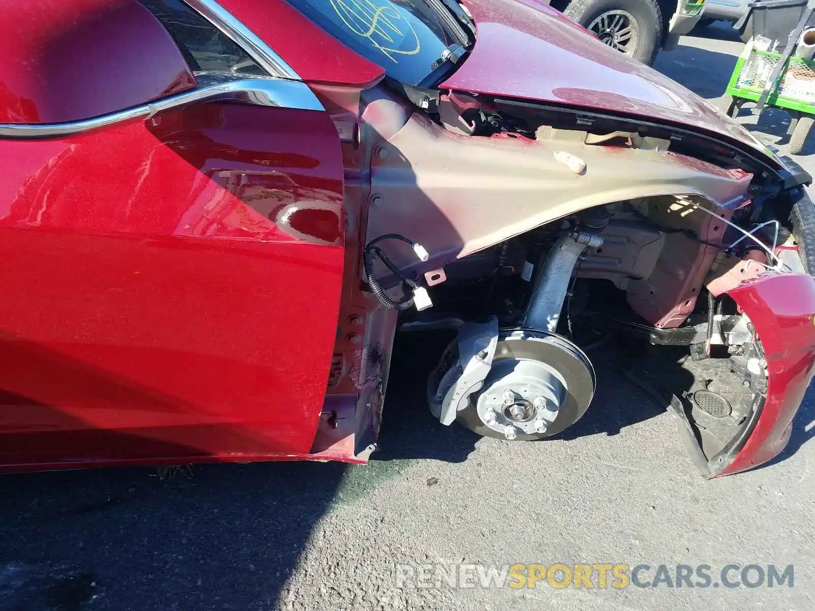 9 Photograph of a damaged car 5YJ3E1EB1KF391887 TESLA MODEL 3 2019