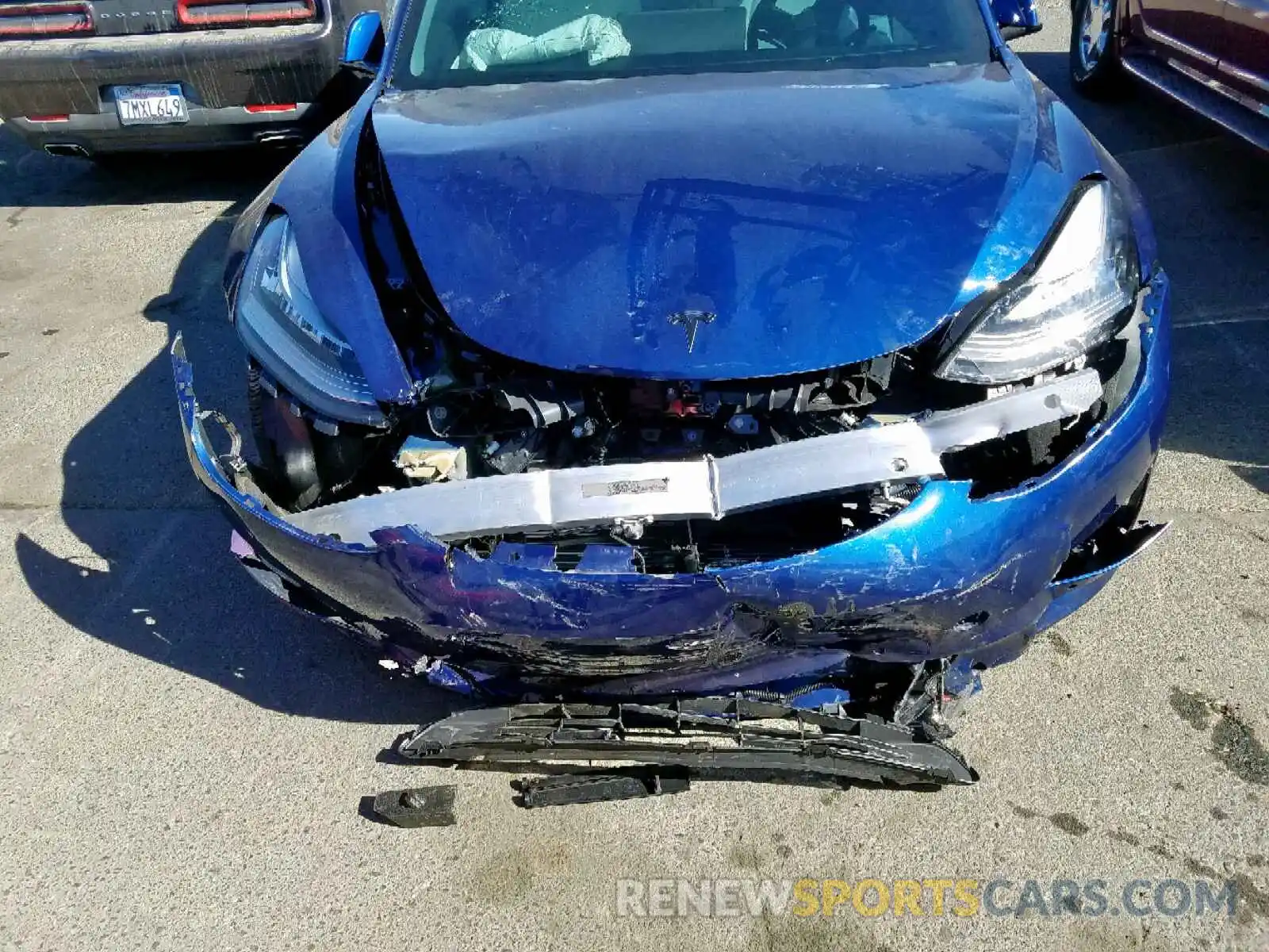 9 Photograph of a damaged car 5YJ3E1EB1KF392148 TESLA MODEL 3 2019