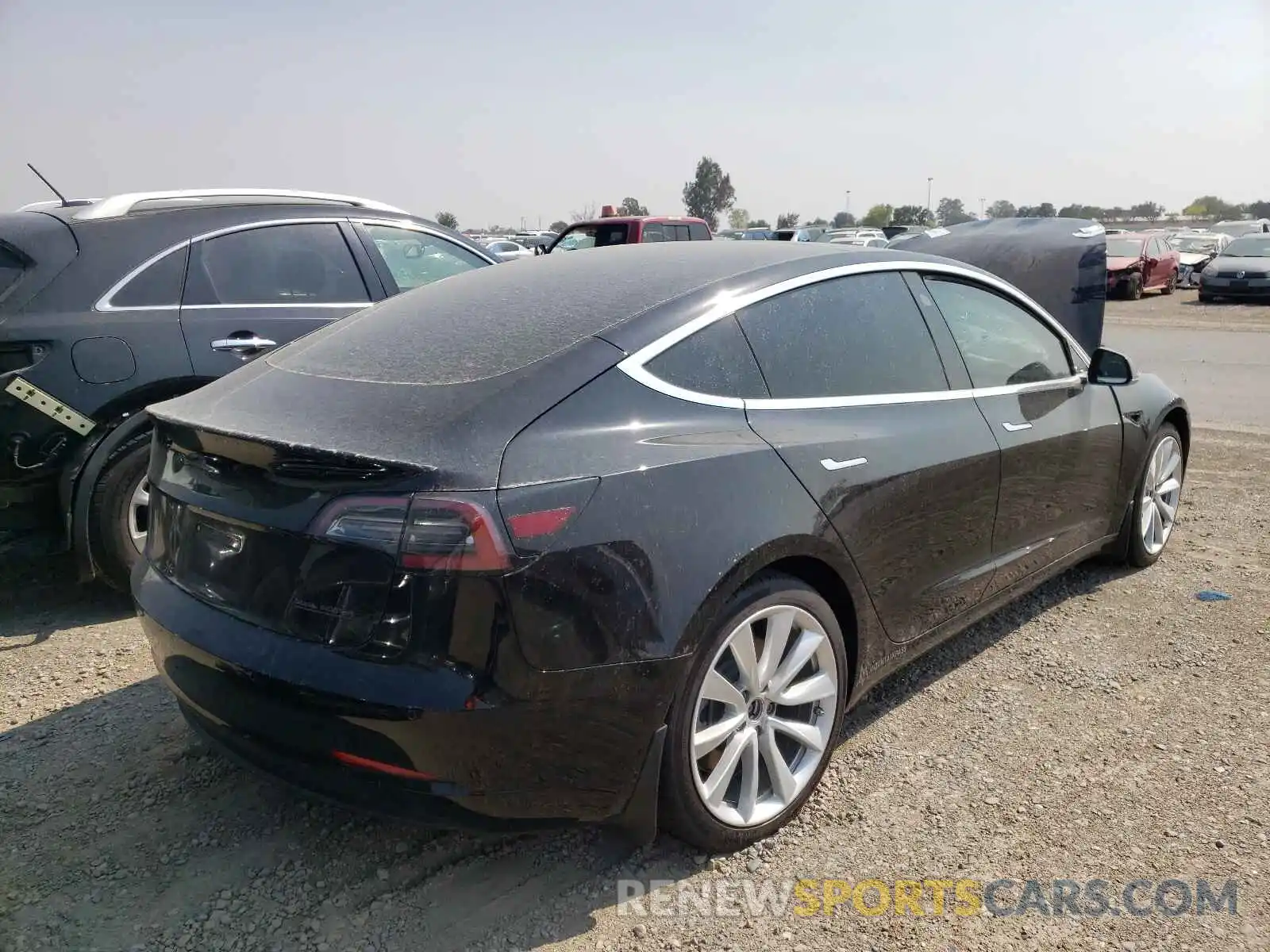 4 Фотография поврежденного автомобиля 5YJ3E1EB1KF406517 TESLA MODEL 3 2019