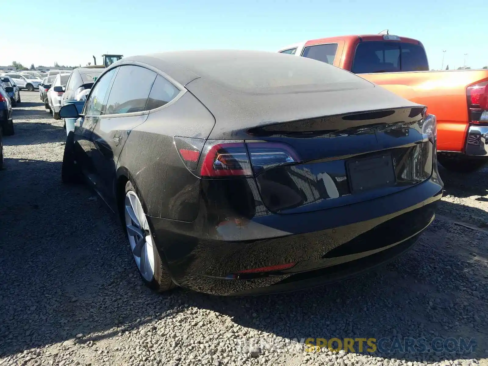 3 Photograph of a damaged car 5YJ3E1EB1KF418425 TESLA MODEL 3 2019