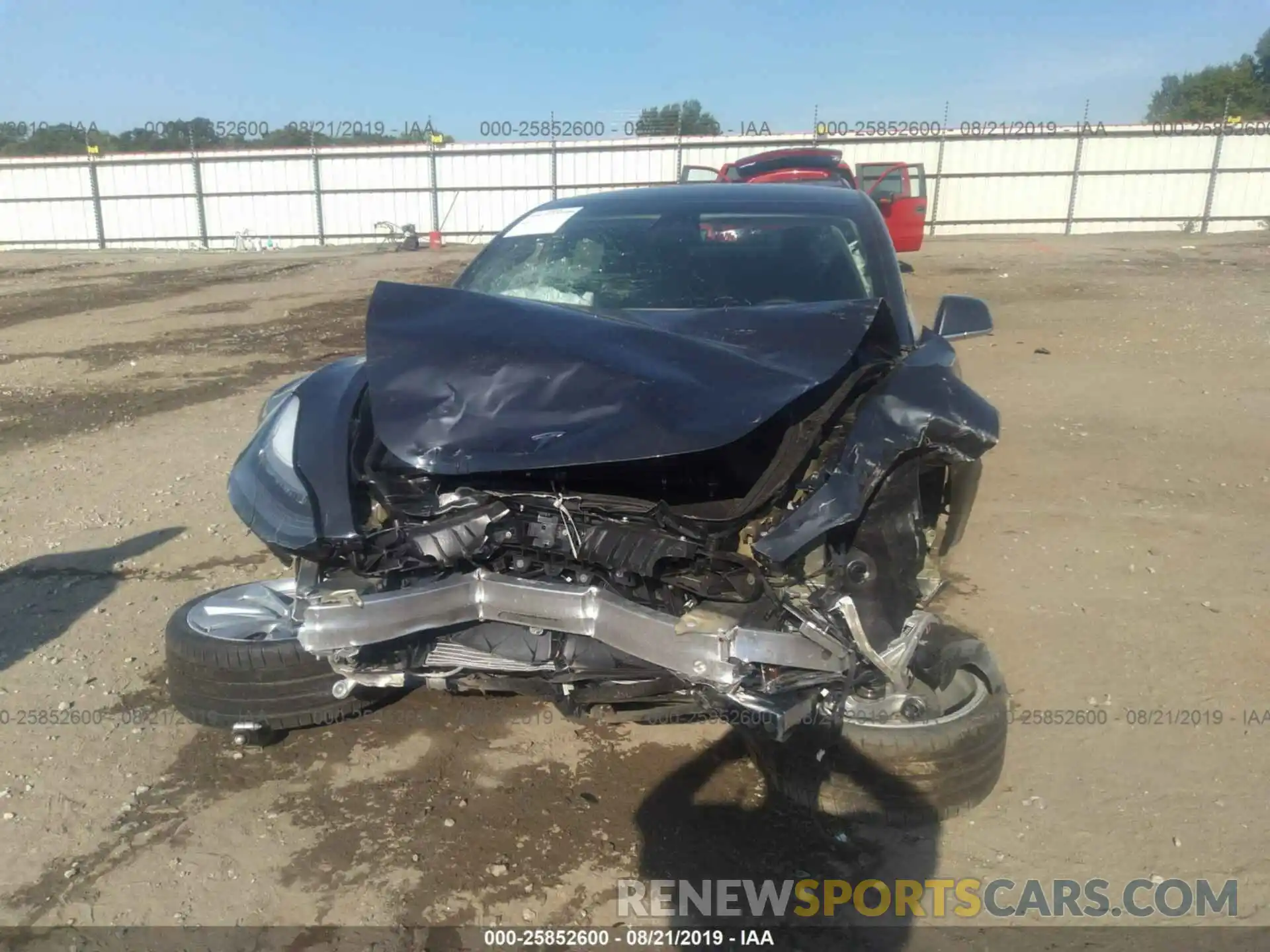 6 Photograph of a damaged car 5YJ3E1EB1KF419834 TESLA MODEL 3 2019