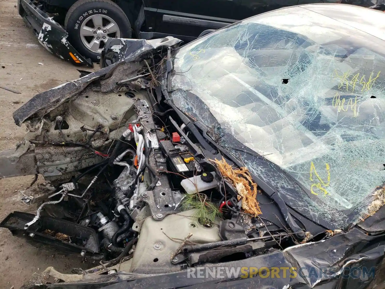 9 Photograph of a damaged car 5YJ3E1EB1KF421292 TESLA MODEL 3 2019