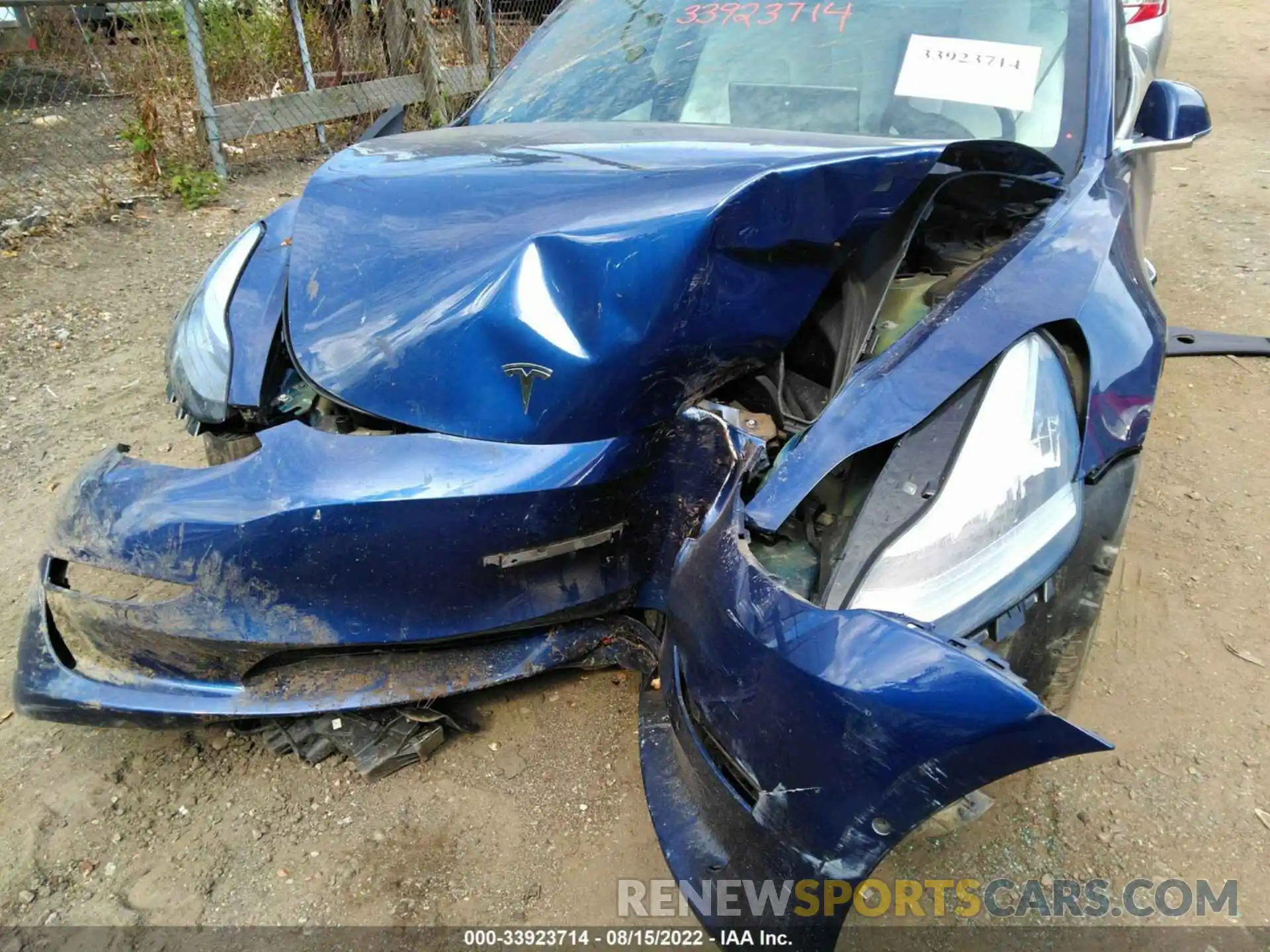 6 Photograph of a damaged car 5YJ3E1EB1KF421504 TESLA MODEL 3 2019