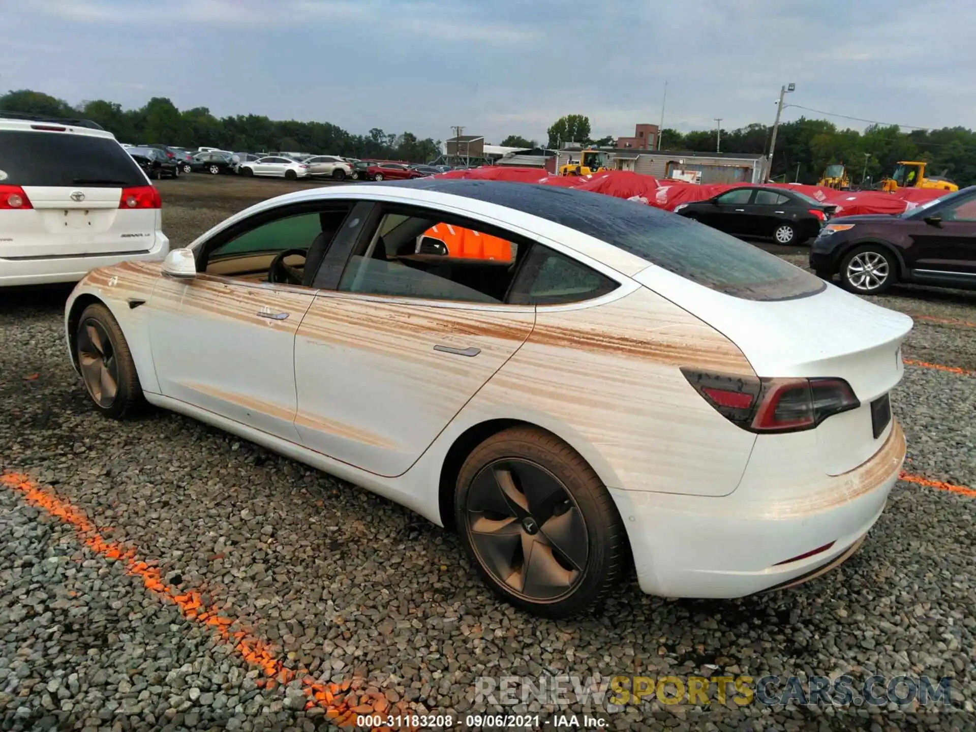 3 Photograph of a damaged car 5YJ3E1EB1KF433314 TESLA MODEL 3 2019