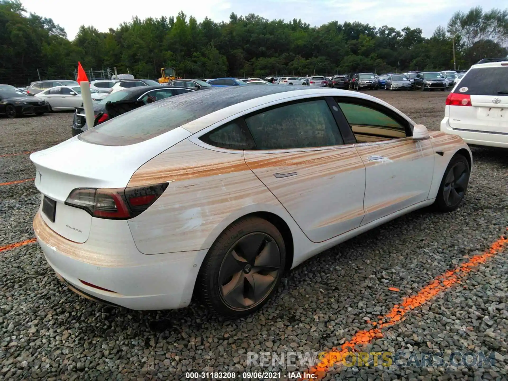 4 Фотография поврежденного автомобиля 5YJ3E1EB1KF433314 TESLA MODEL 3 2019