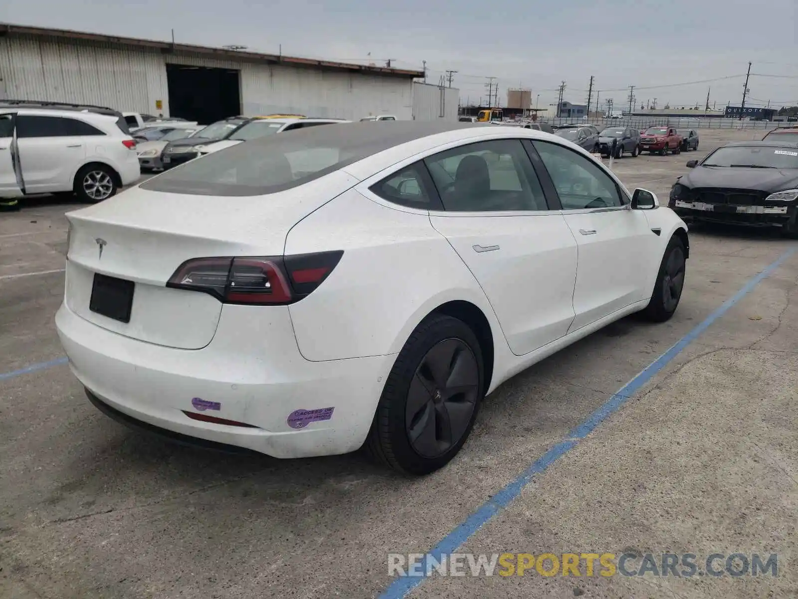 4 Photograph of a damaged car 5YJ3E1EB1KF433460 TESLA MODEL 3 2019