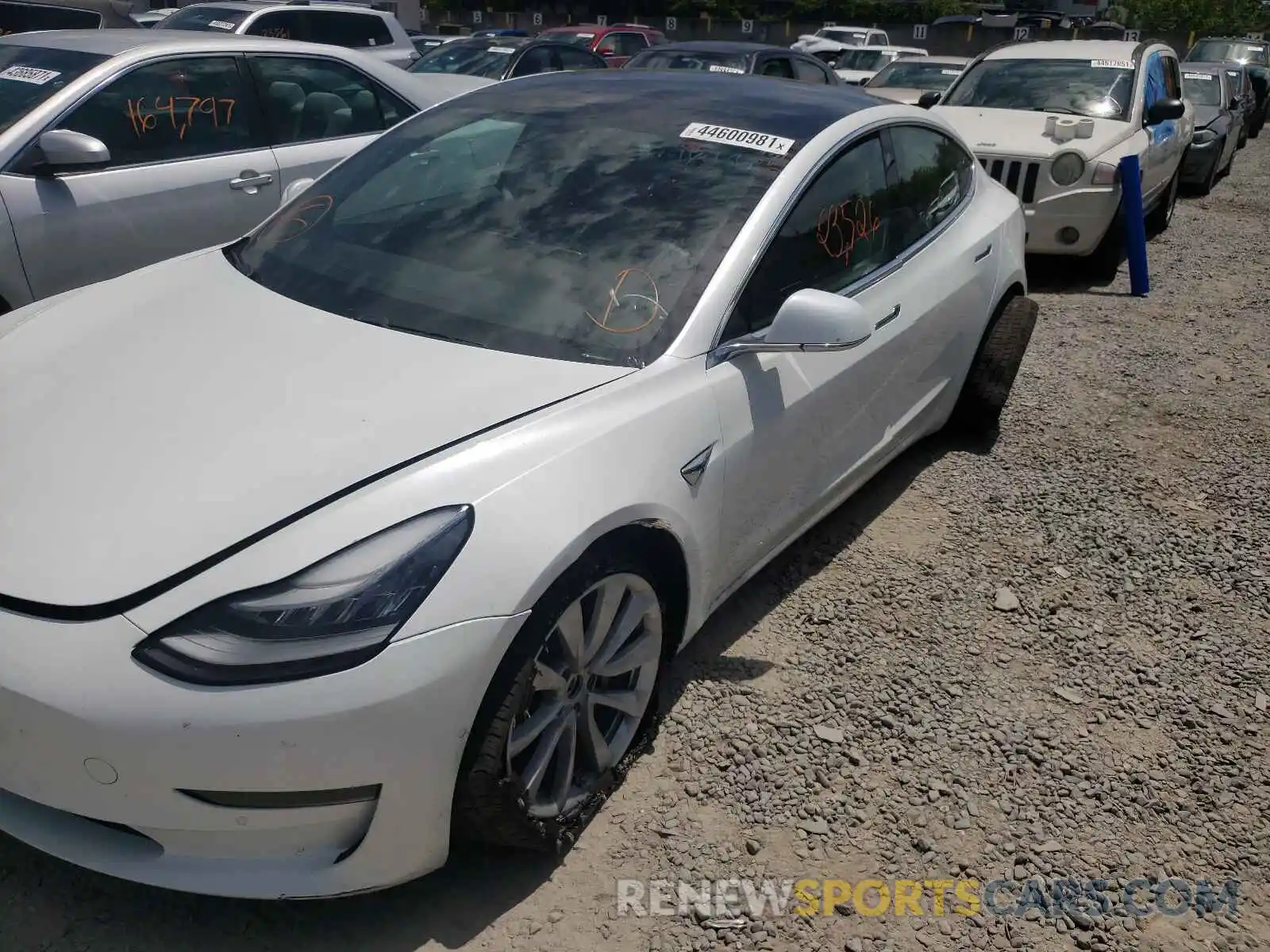 9 Photograph of a damaged car 5YJ3E1EB1KF434138 TESLA MODEL 3 2019