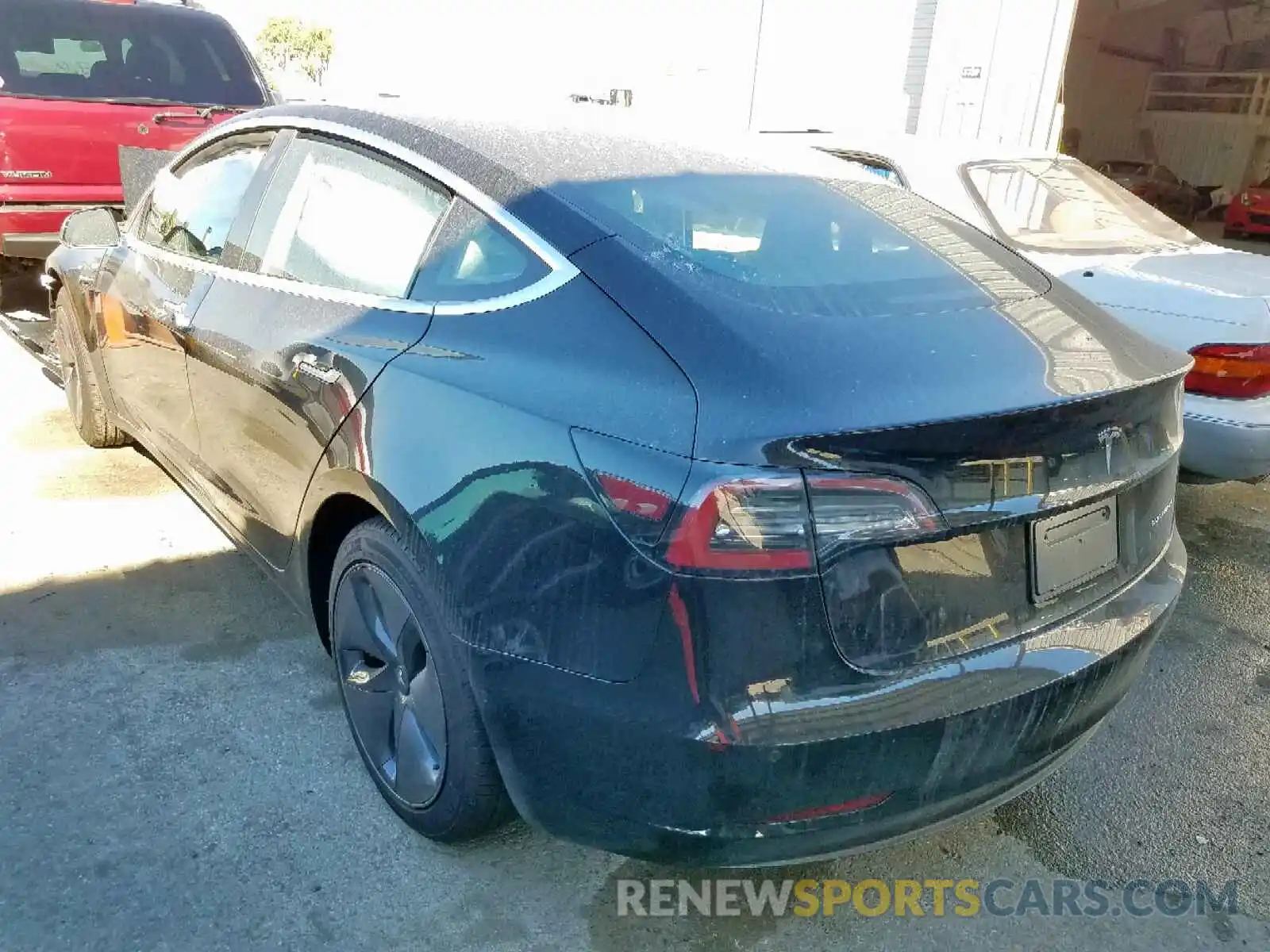 3 Photograph of a damaged car 5YJ3E1EB1KF451375 TESLA MODEL 3 2019