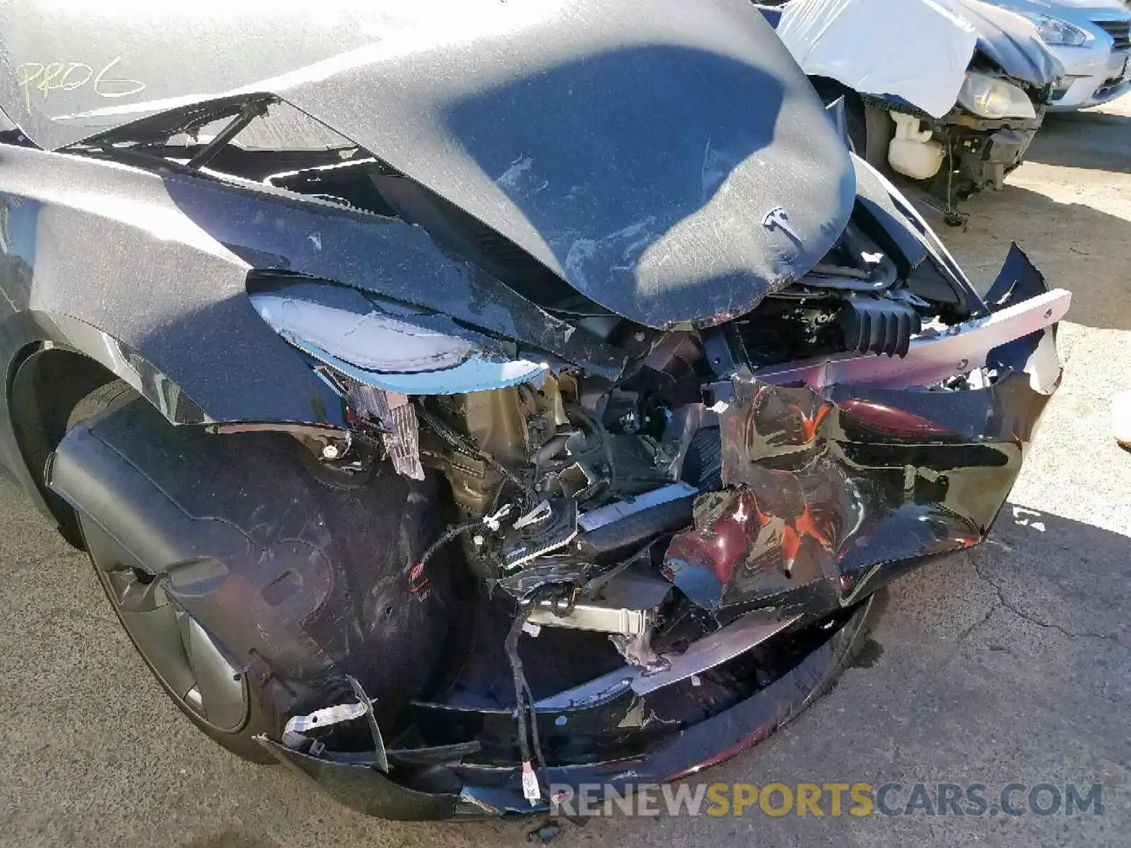 9 Photograph of a damaged car 5YJ3E1EB1KF451375 TESLA MODEL 3 2019