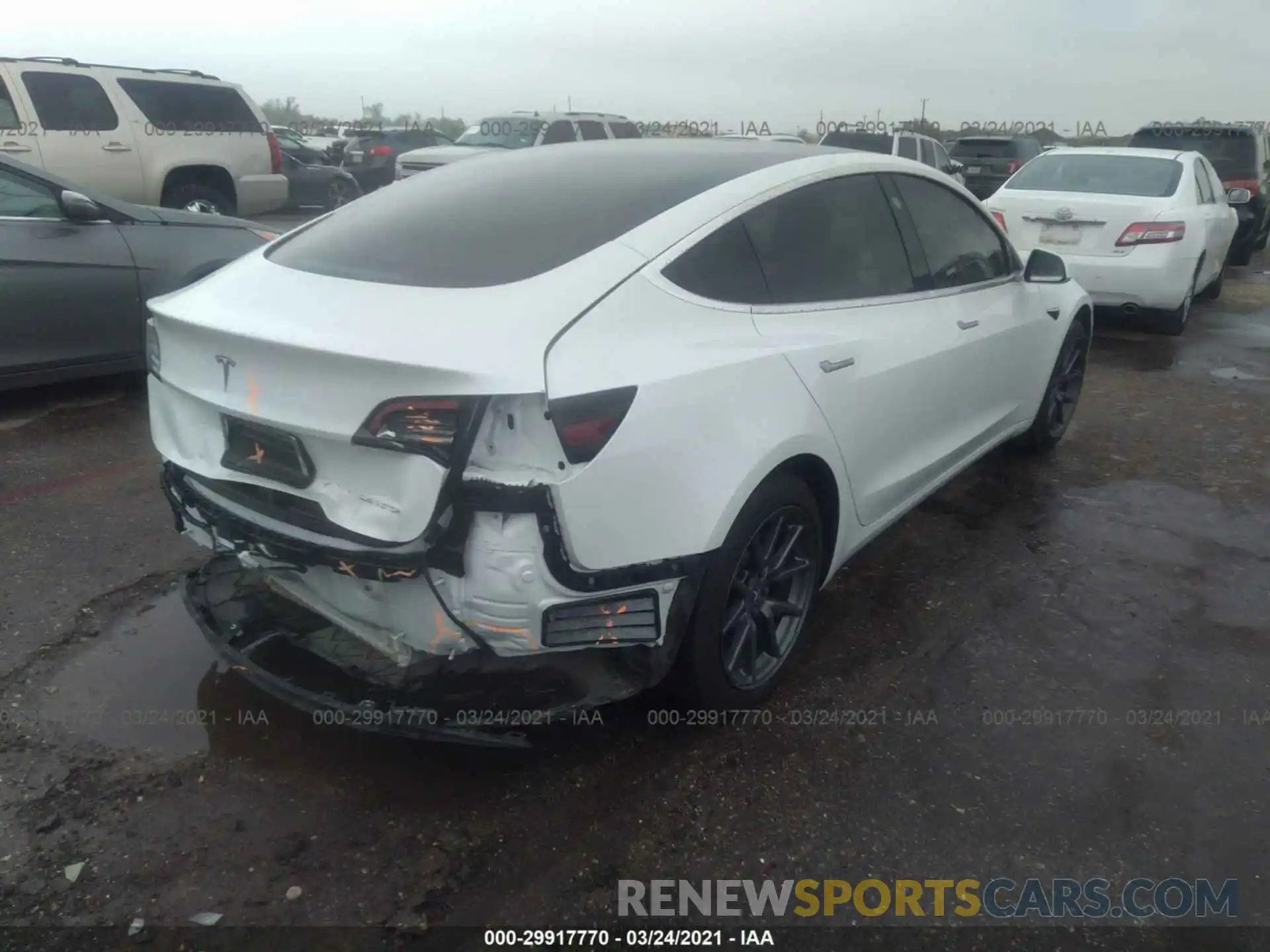 4 Photograph of a damaged car 5YJ3E1EB1KF451859 TESLA MODEL 3 2019