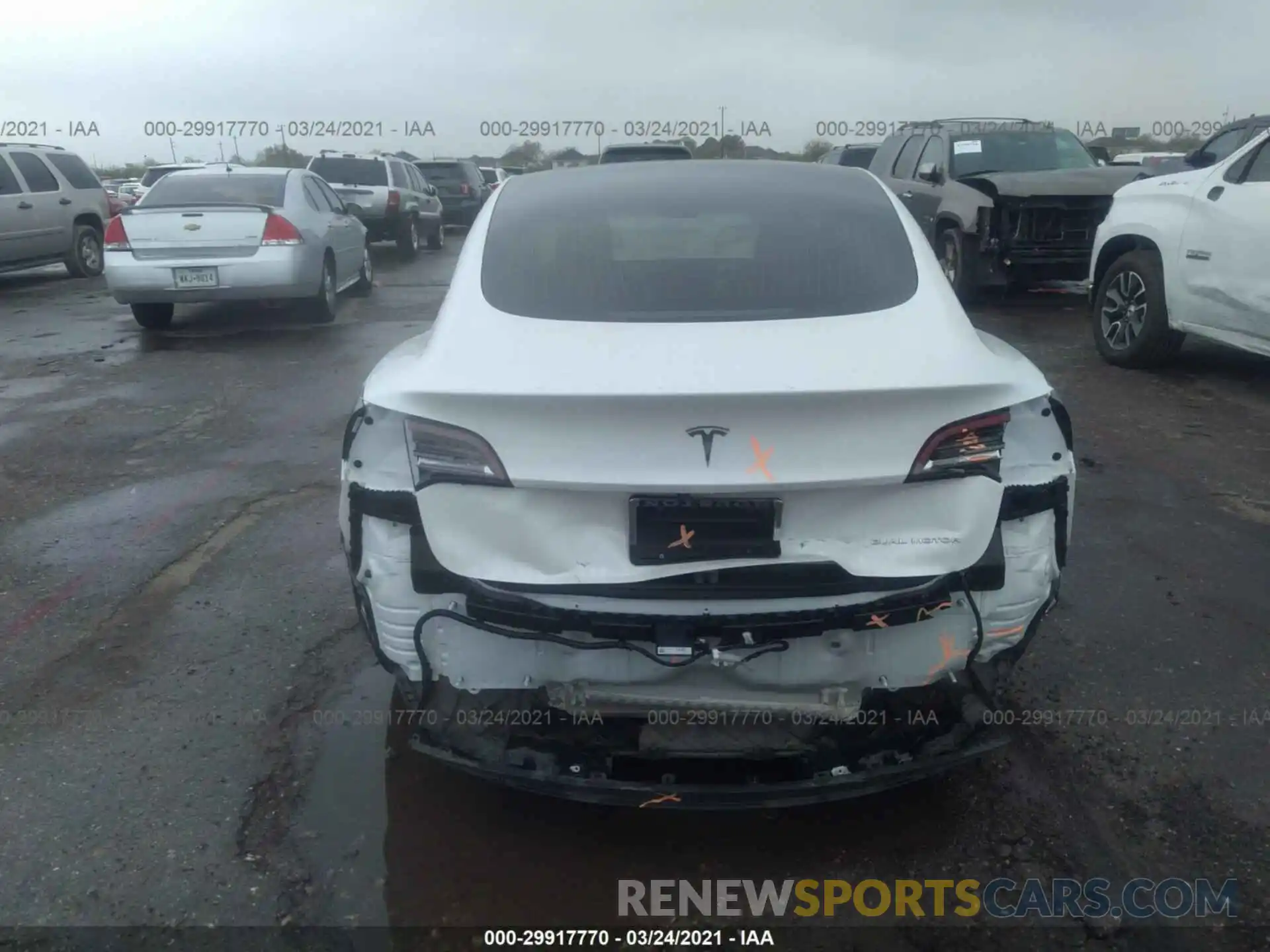 6 Photograph of a damaged car 5YJ3E1EB1KF451859 TESLA MODEL 3 2019