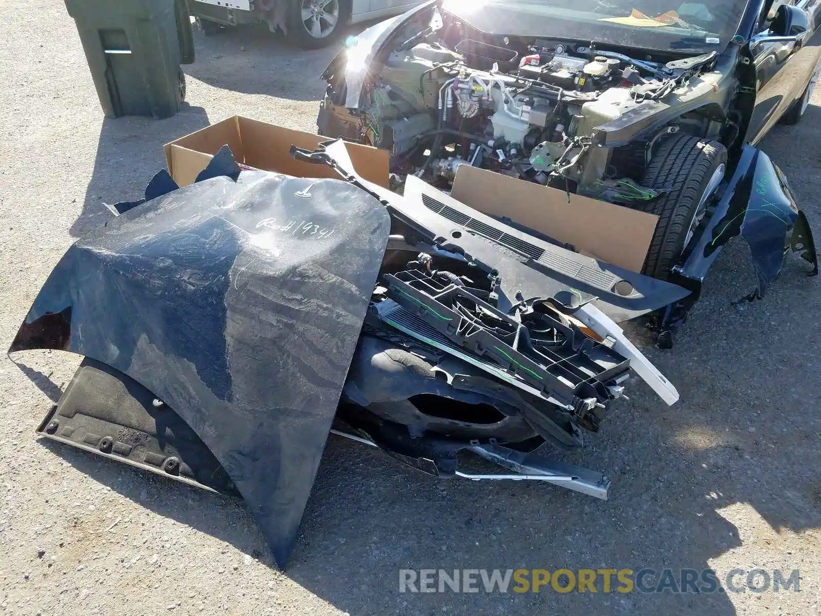 9 Photograph of a damaged car 5YJ3E1EB1KF453353 TESLA MODEL 3 2019