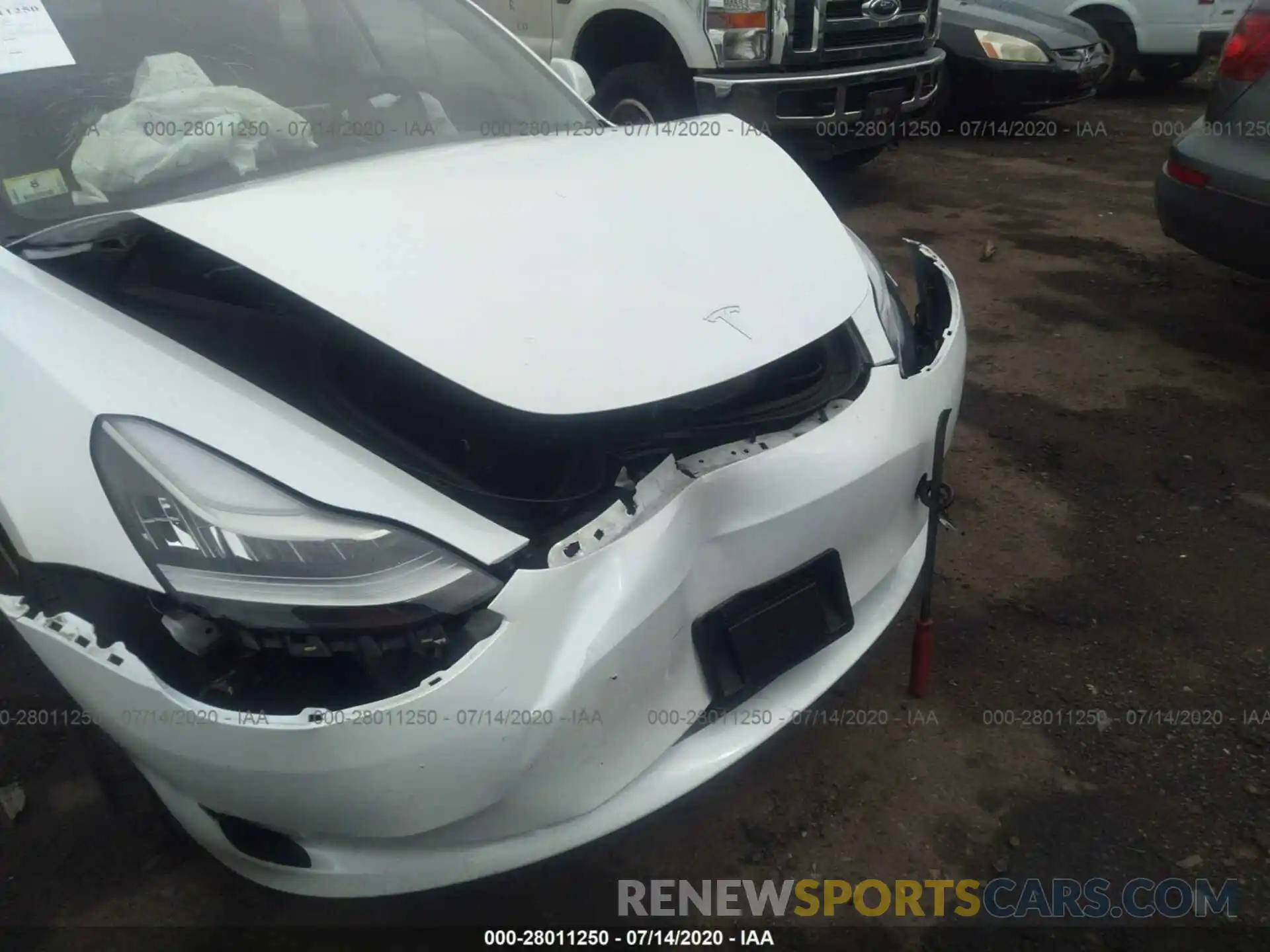 6 Photograph of a damaged car 5YJ3E1EB1KF469228 TESLA MODEL 3 2019