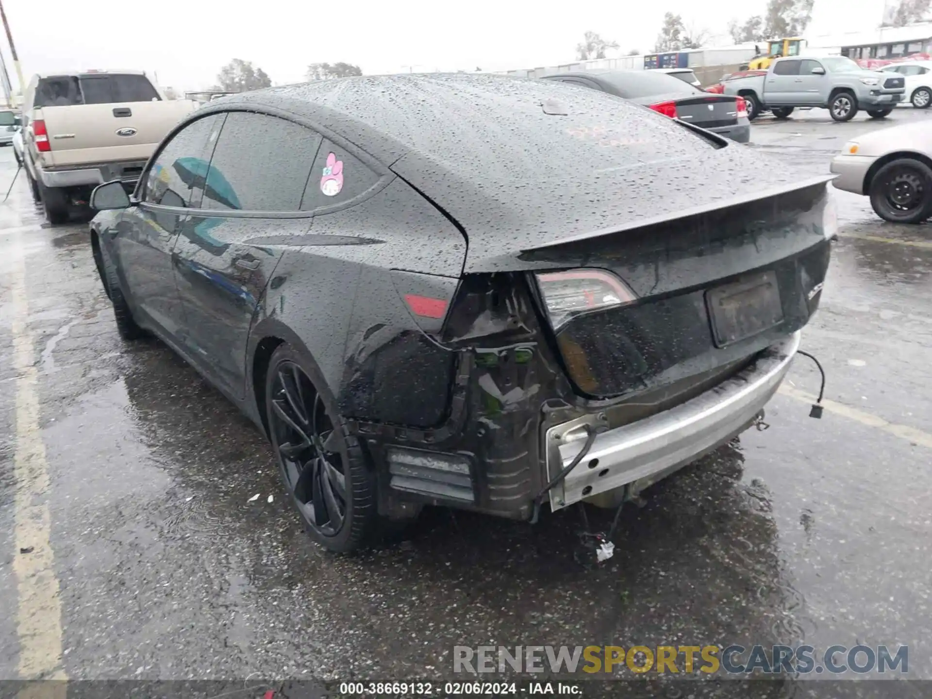 6 Photograph of a damaged car 5YJ3E1EB1KF476972 TESLA MODEL 3 2019