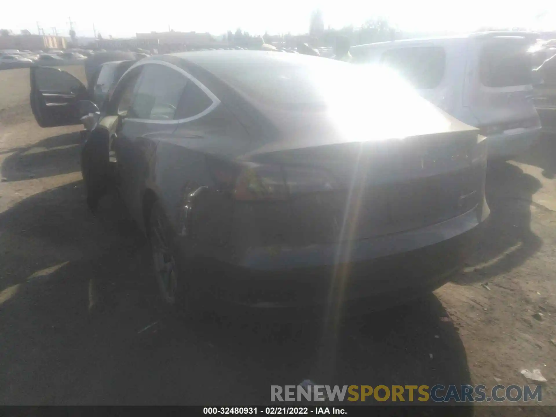 3 Photograph of a damaged car 5YJ3E1EB1KF481279 TESLA MODEL 3 2019