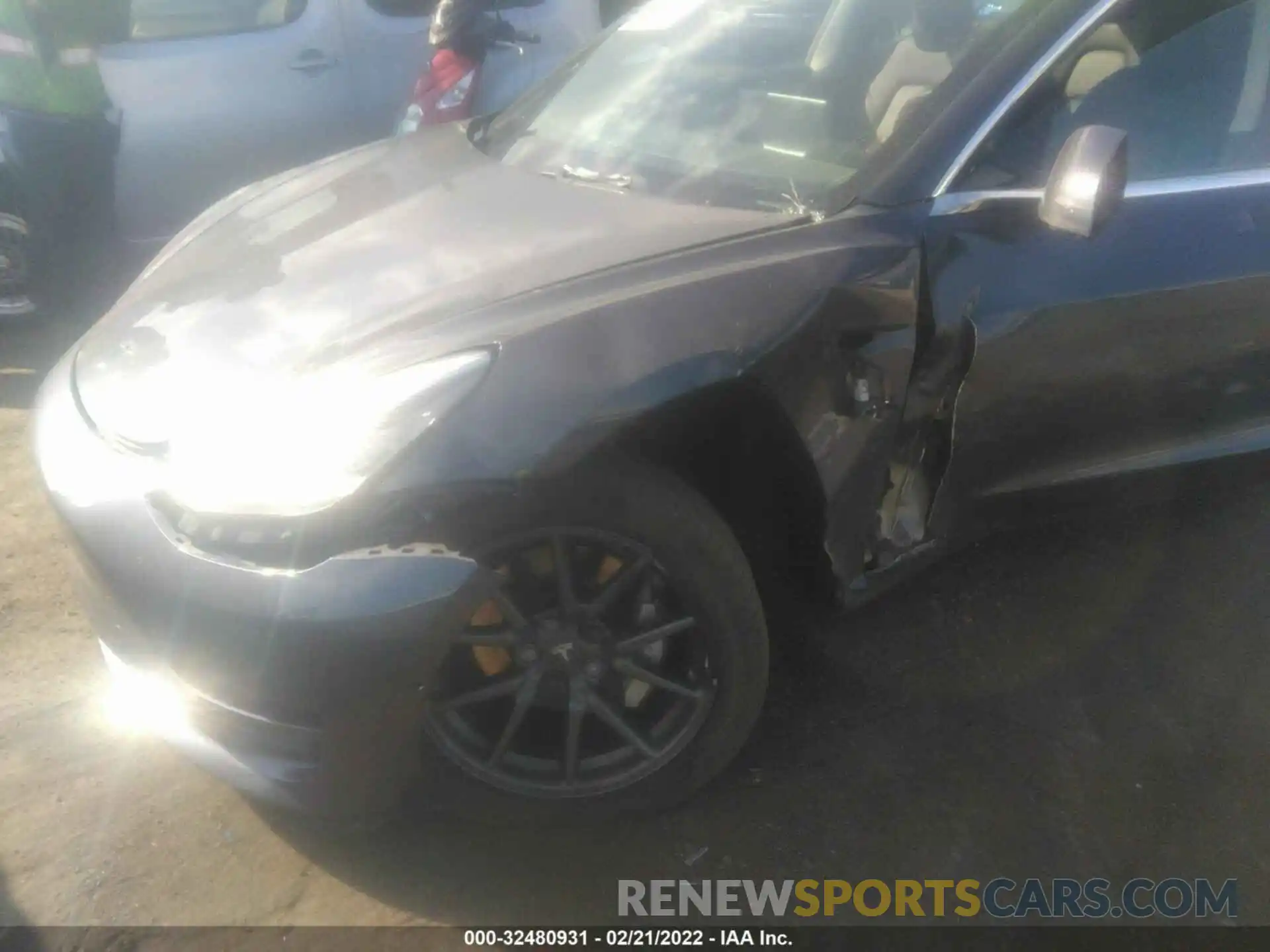 6 Photograph of a damaged car 5YJ3E1EB1KF481279 TESLA MODEL 3 2019