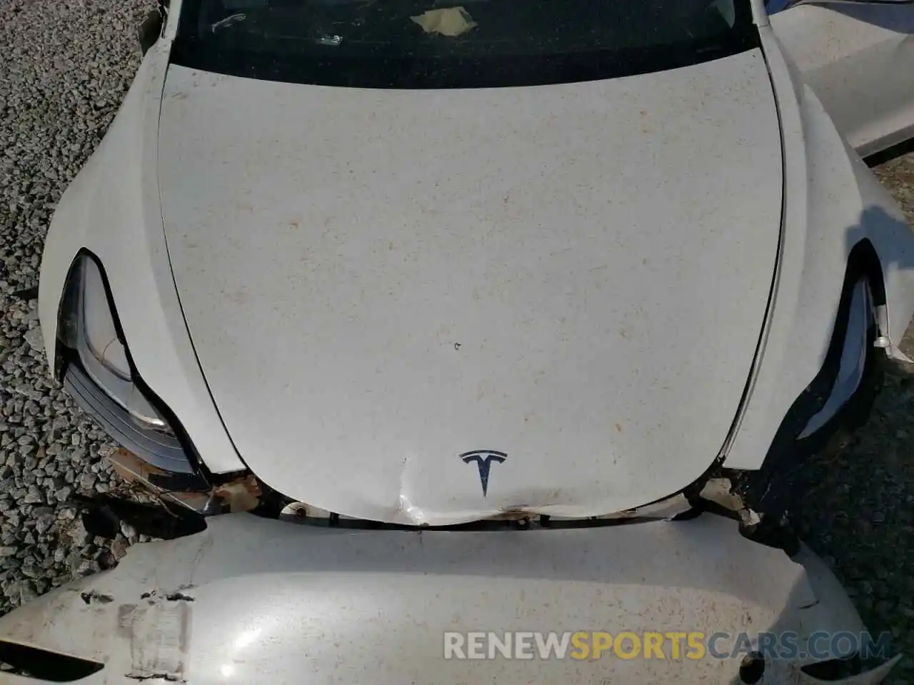 7 Photograph of a damaged car 5YJ3E1EB1KF487485 TESLA MODEL 3 2019