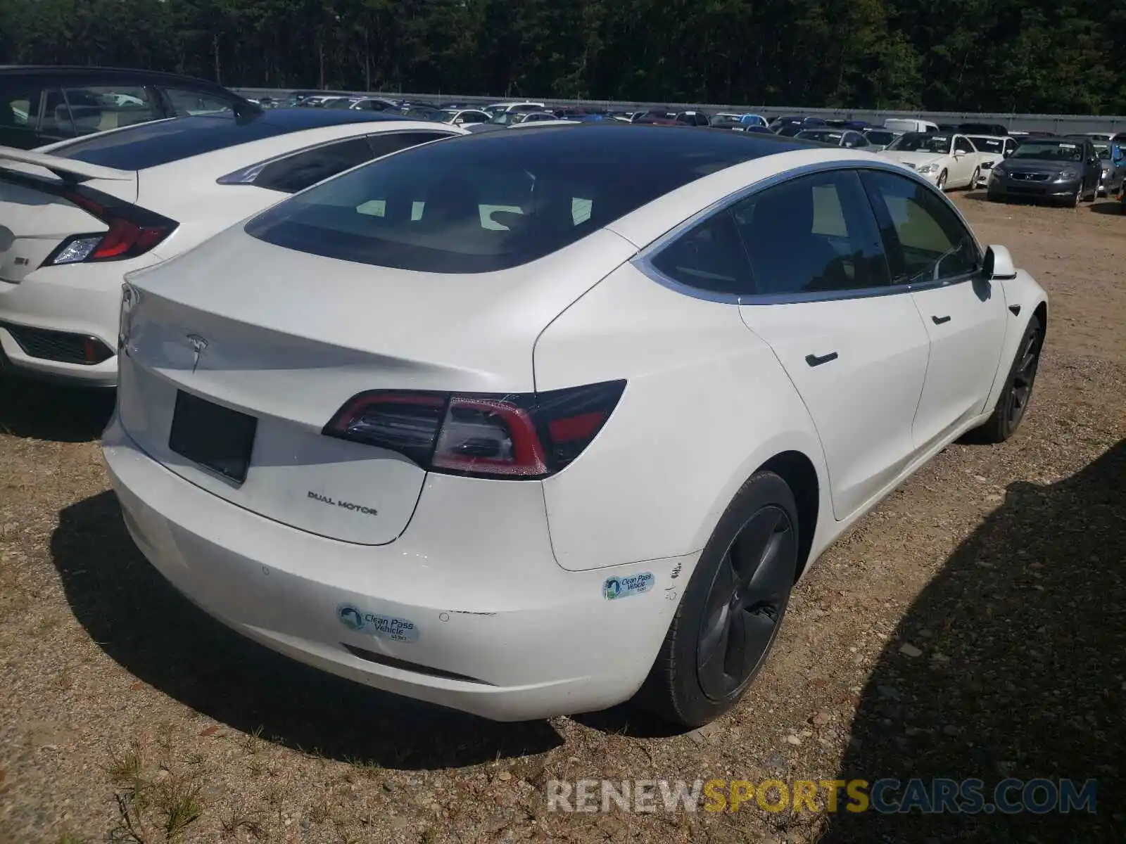 4 Photograph of a damaged car 5YJ3E1EB1KF493528 TESLA MODEL 3 2019