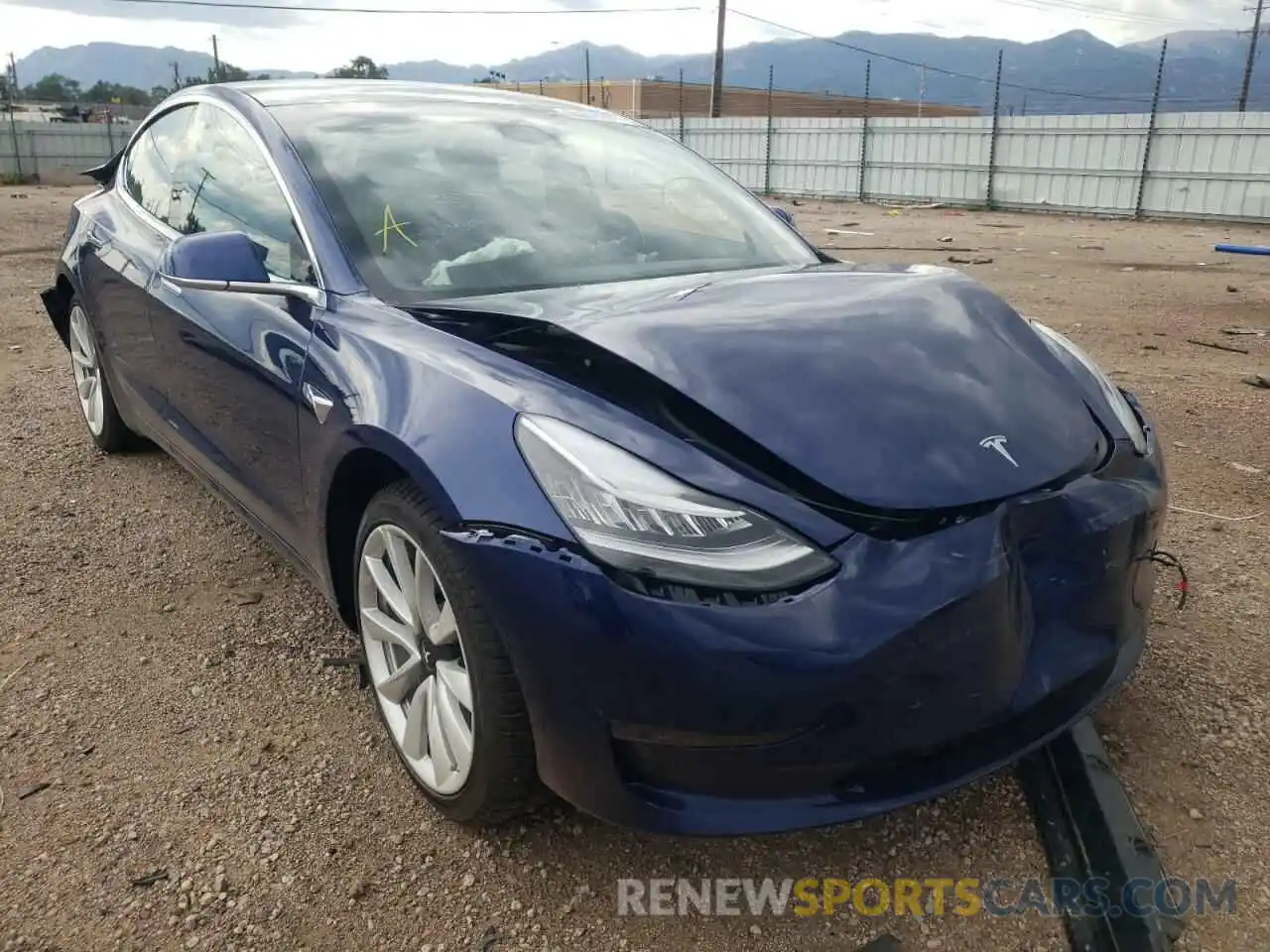 1 Фотография поврежденного автомобиля 5YJ3E1EB1KF497840 TESLA MODEL 3 2019