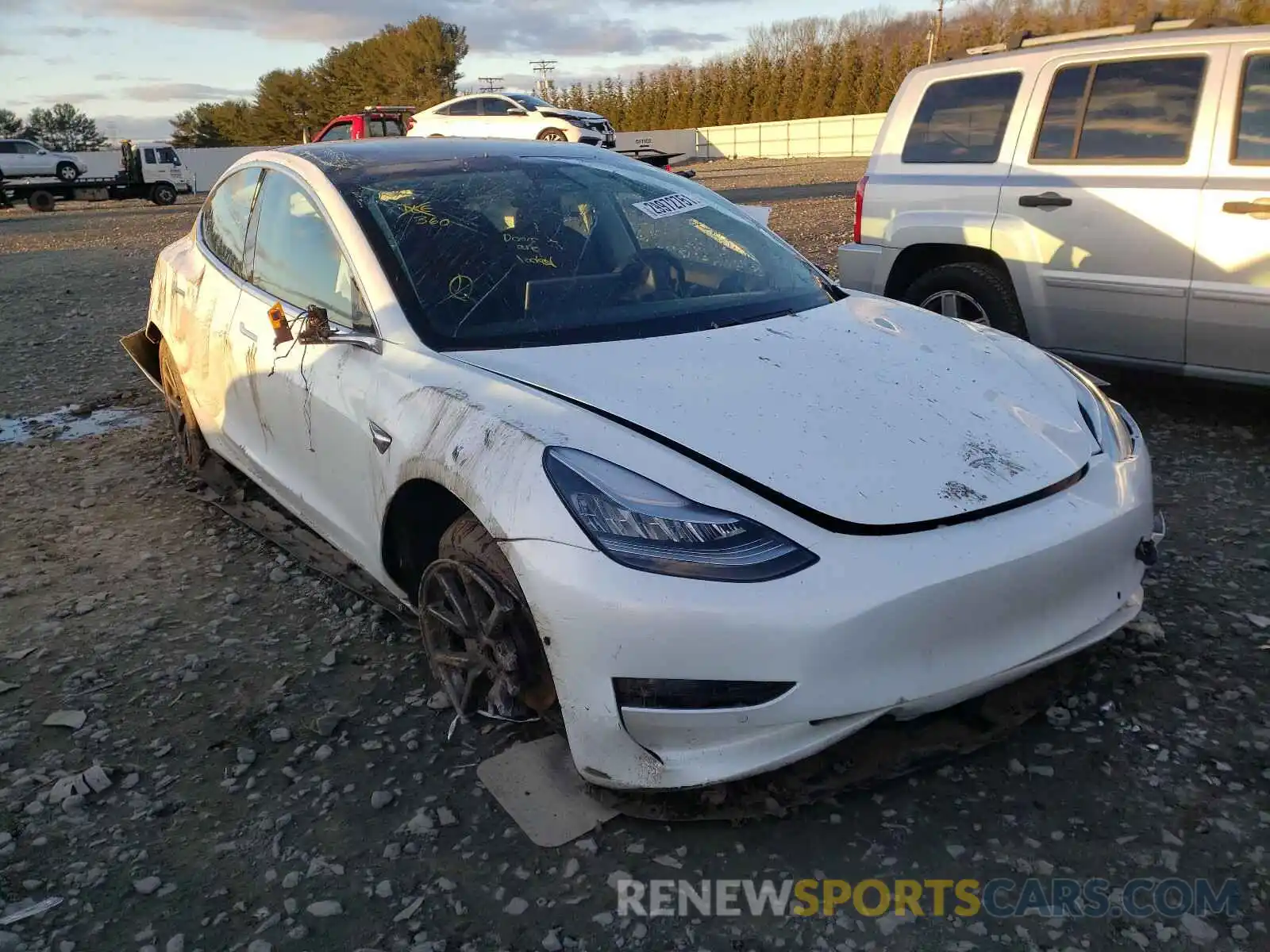 9 Фотография поврежденного автомобиля 5YJ3E1EB1KF510702 TESLA MODEL 3 2019