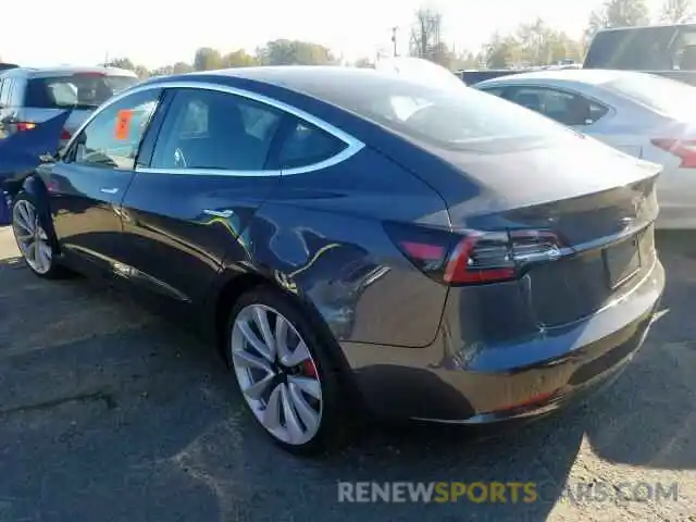 3 Photograph of a damaged car 5YJ3E1EB1KF528732 TESLA MODEL 3 2019