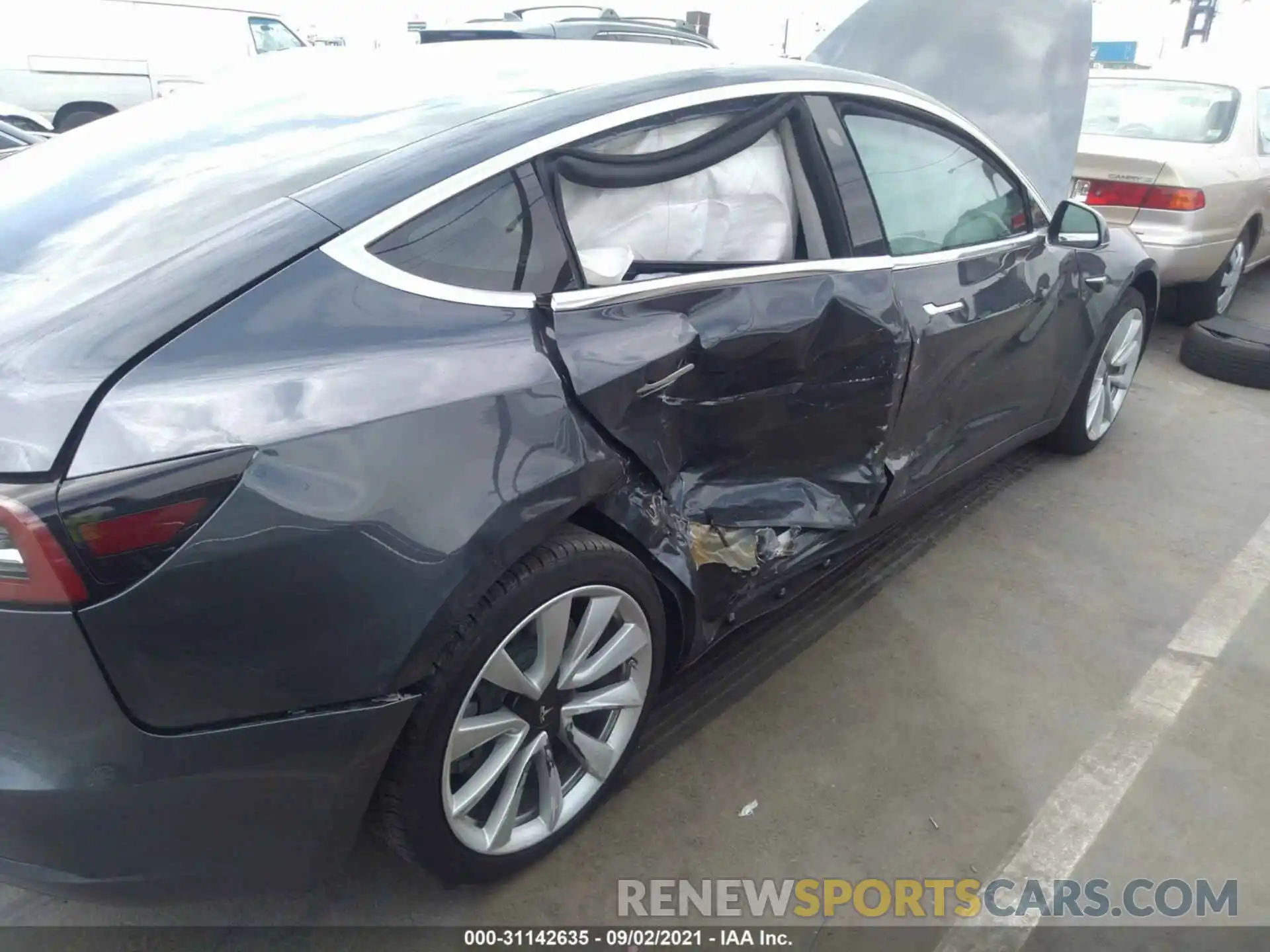 6 Photograph of a damaged car 5YJ3E1EB1KF529928 TESLA MODEL 3 2019