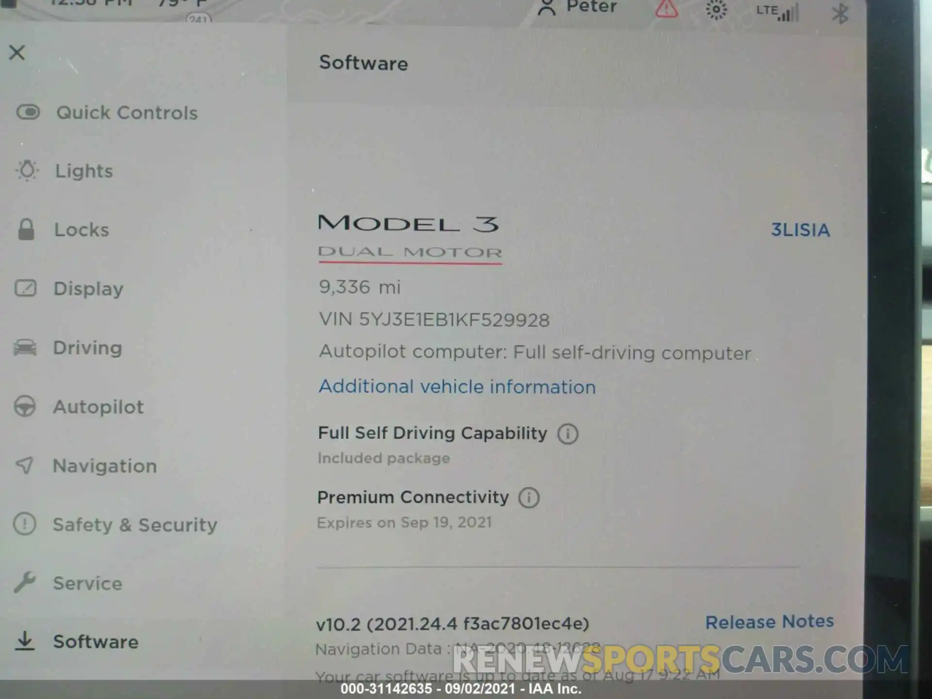 7 Photograph of a damaged car 5YJ3E1EB1KF529928 TESLA MODEL 3 2019