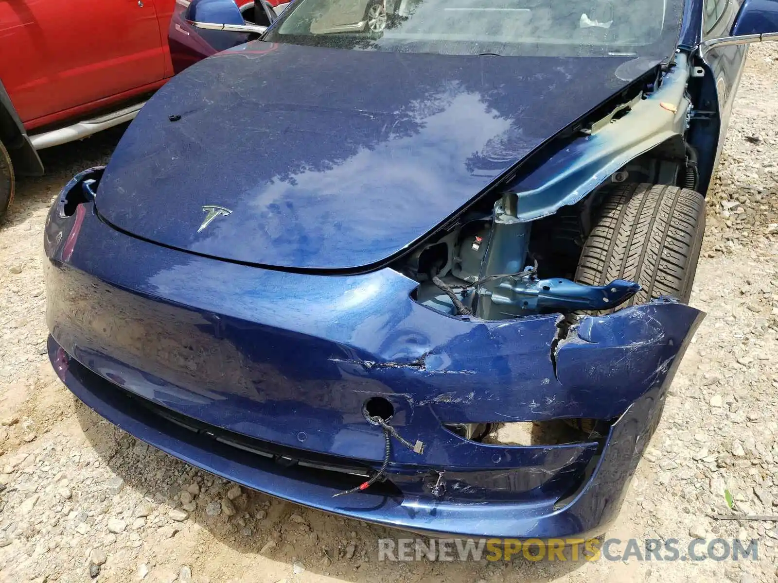 9 Photograph of a damaged car 5YJ3E1EB1KF533400 TESLA MODEL 3 2019