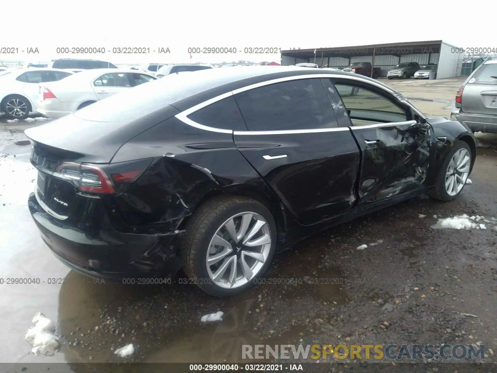 4 Photograph of a damaged car 5YJ3E1EB2KF191939 TESLA MODEL 3 2019