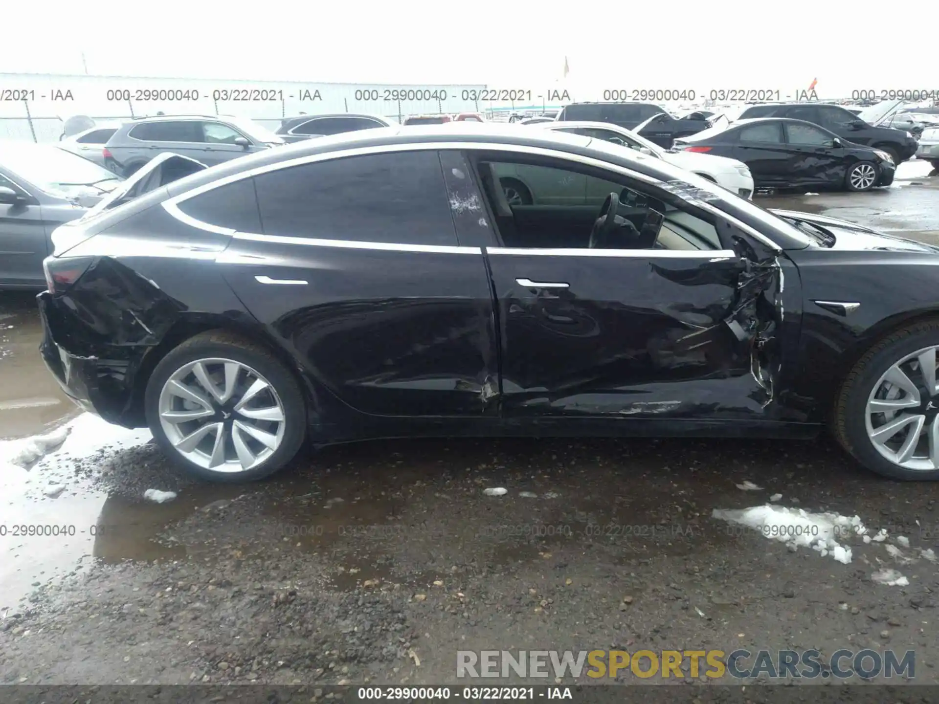 6 Photograph of a damaged car 5YJ3E1EB2KF191939 TESLA MODEL 3 2019