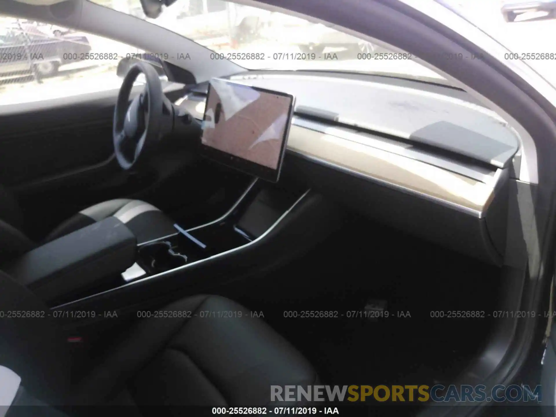 5 Photograph of a damaged car 5YJ3E1EB2KF198907 TESLA MODEL 3 2019