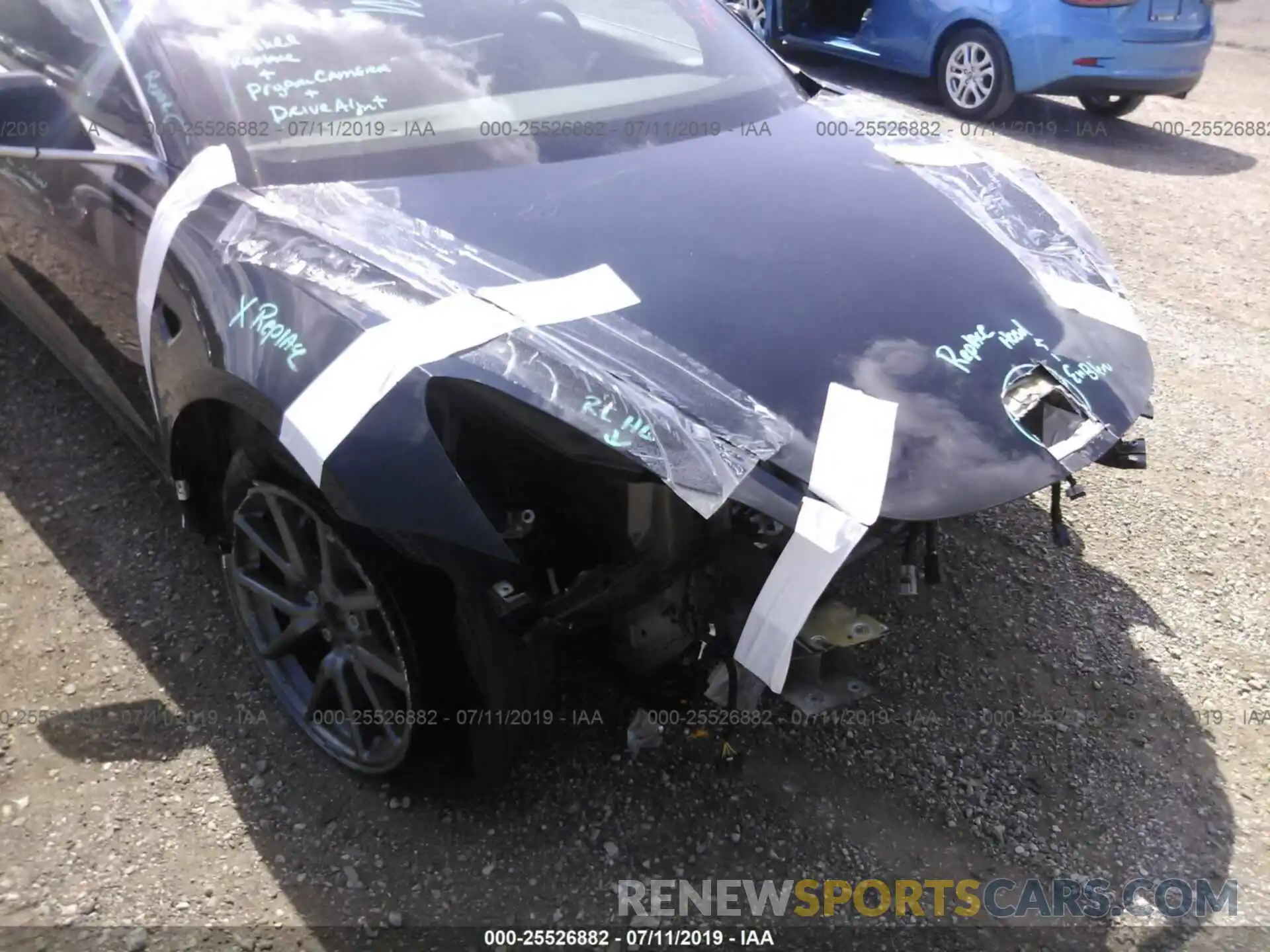 6 Photograph of a damaged car 5YJ3E1EB2KF198907 TESLA MODEL 3 2019