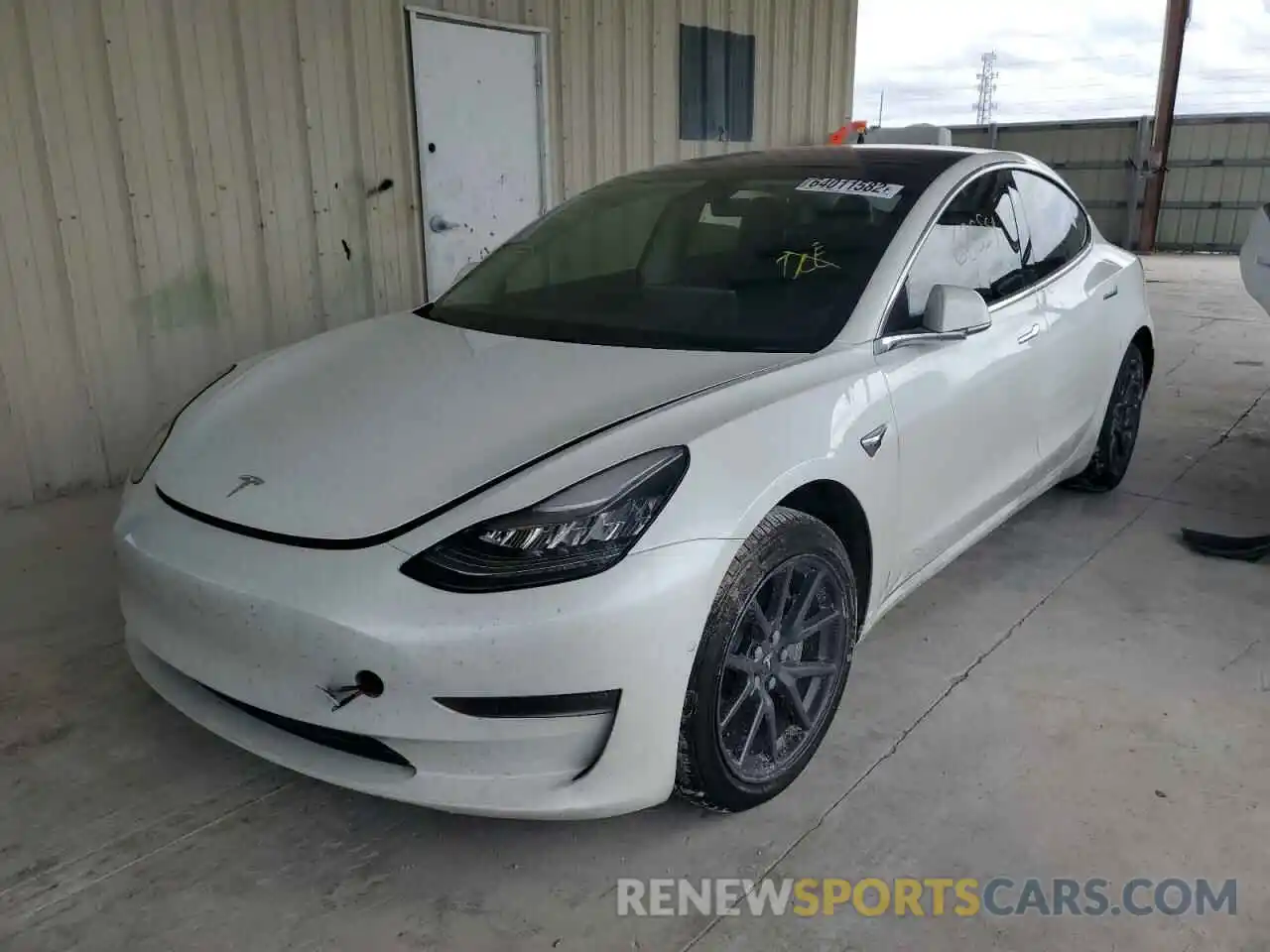 2 Photograph of a damaged car 5YJ3E1EB2KF199751 TESLA MODEL 3 2019