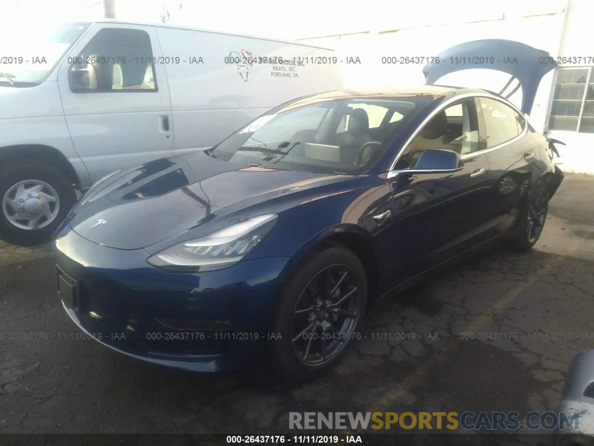 2 Фотография поврежденного автомобиля 5YJ3E1EB2KF210893 TESLA MODEL 3 2019