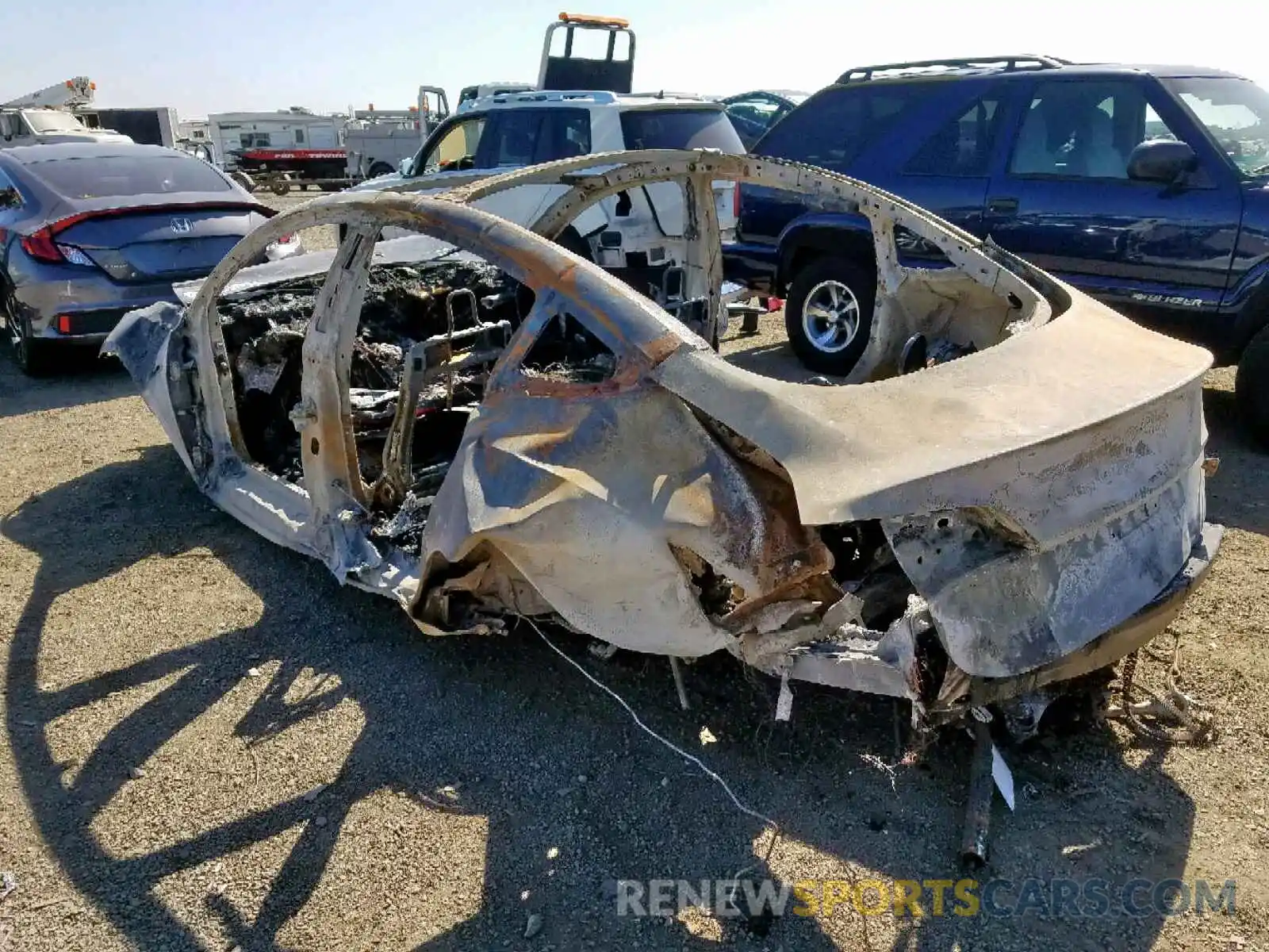 3 Photograph of a damaged car 5YJ3E1EB2KF214071 TESLA MODEL 3 2019