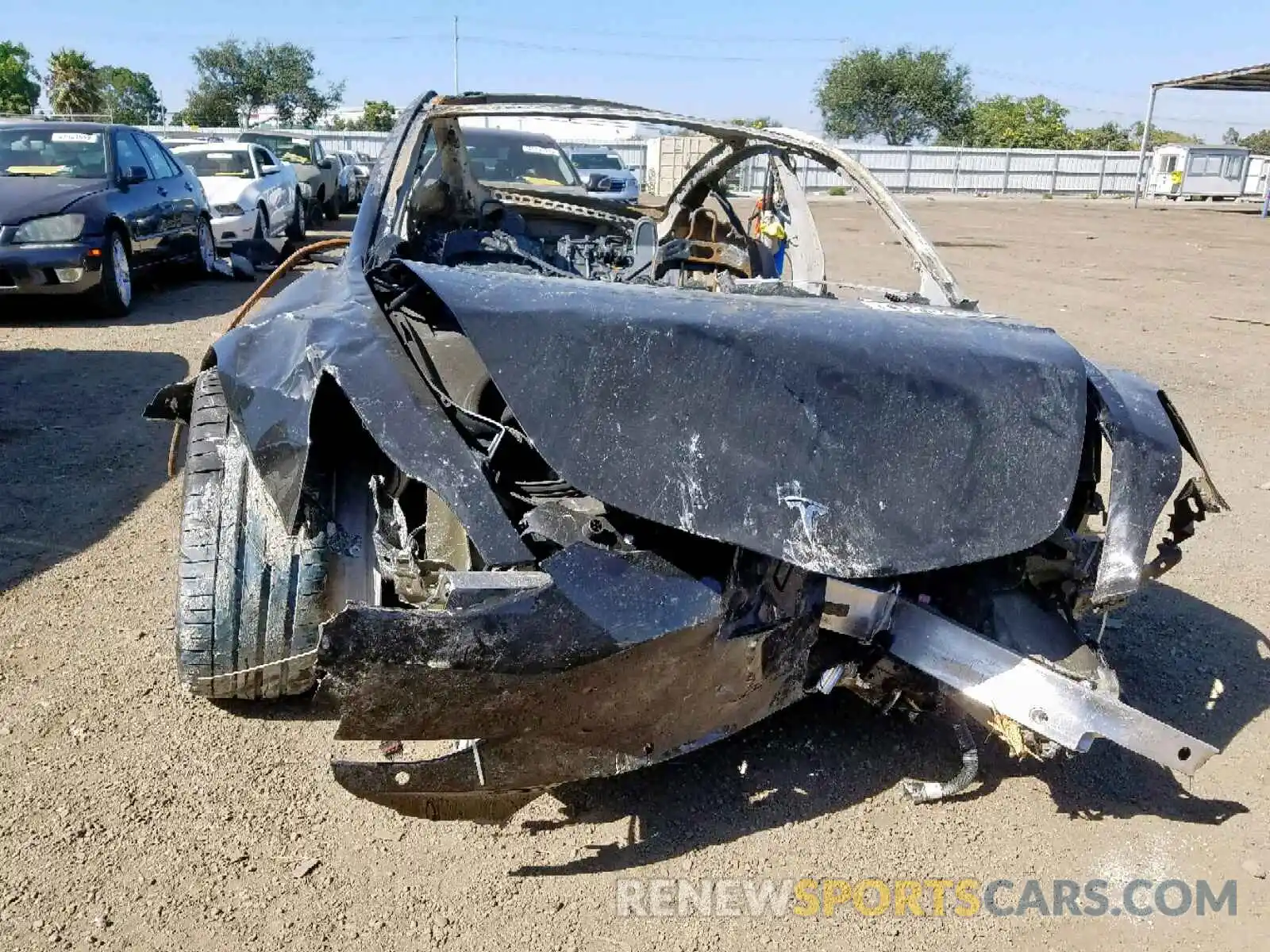 9 Photograph of a damaged car 5YJ3E1EB2KF214071 TESLA MODEL 3 2019