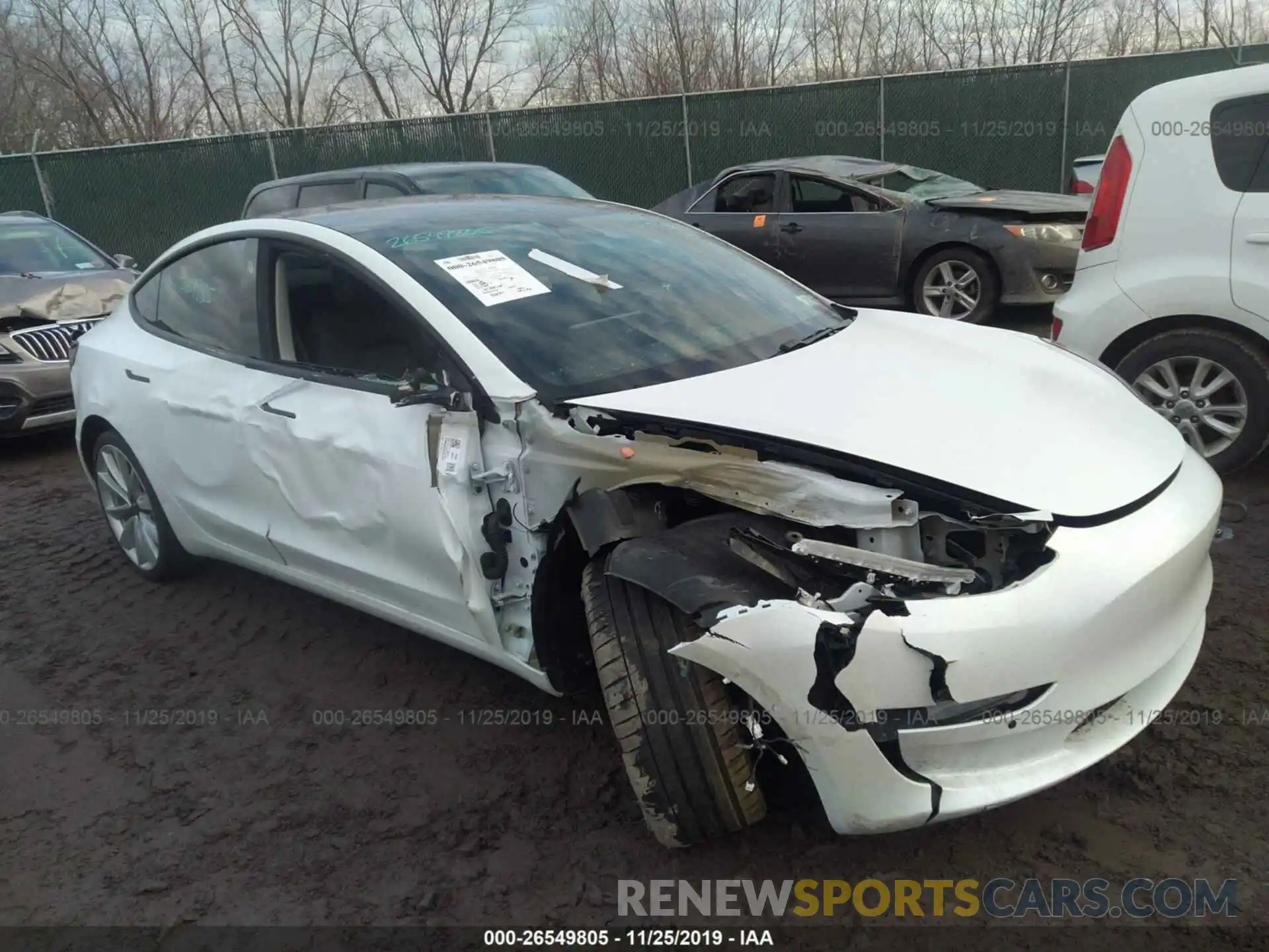 6 Photograph of a damaged car 5YJ3E1EB2KF231419 TESLA MODEL 3 2019