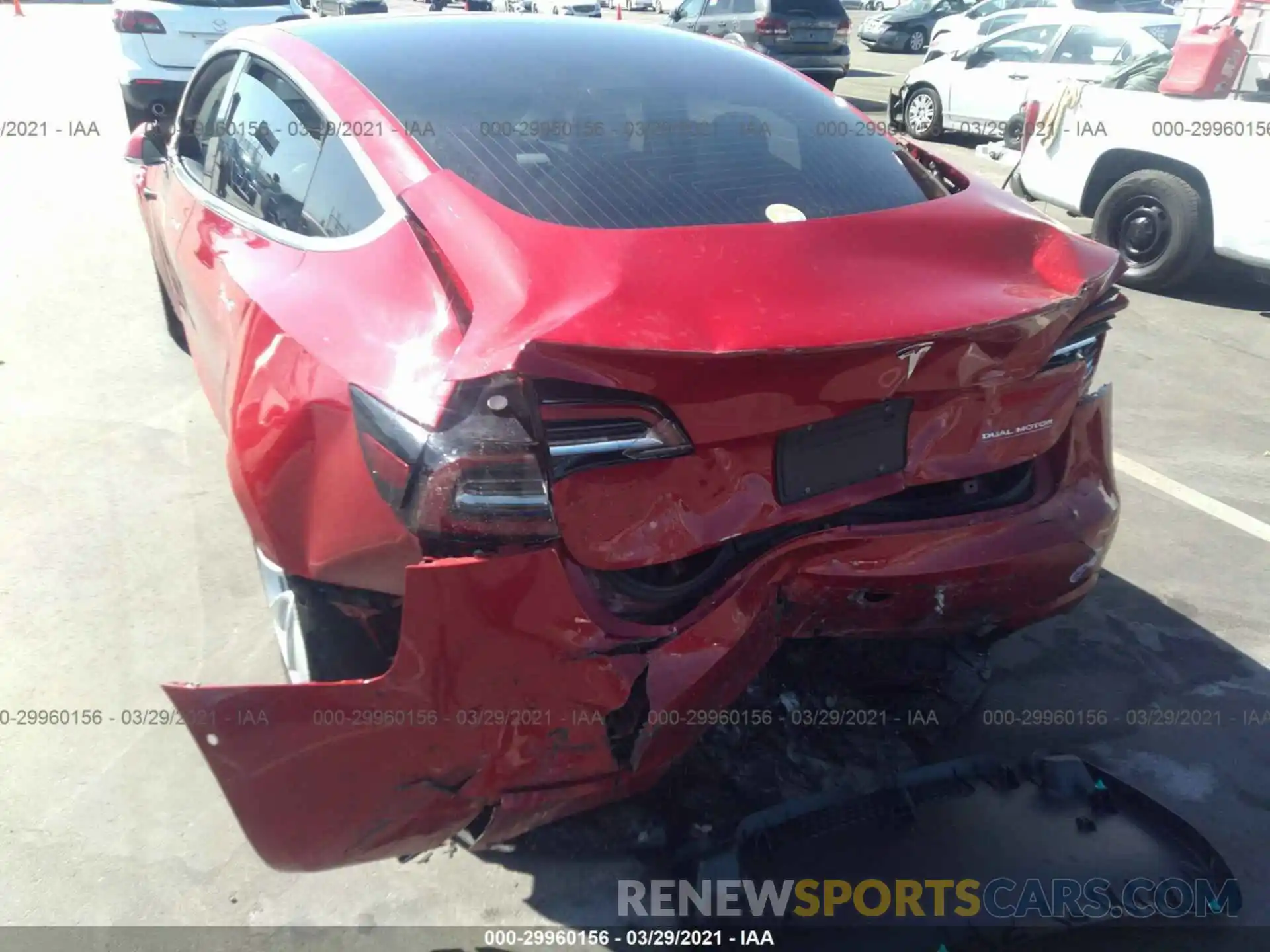 6 Photograph of a damaged car 5YJ3E1EB2KF231632 TESLA MODEL 3 2019