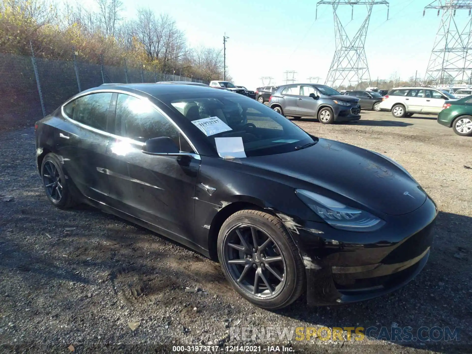 1 Photograph of a damaged car 5YJ3E1EB2KF359367 TESLA MODEL 3 2019