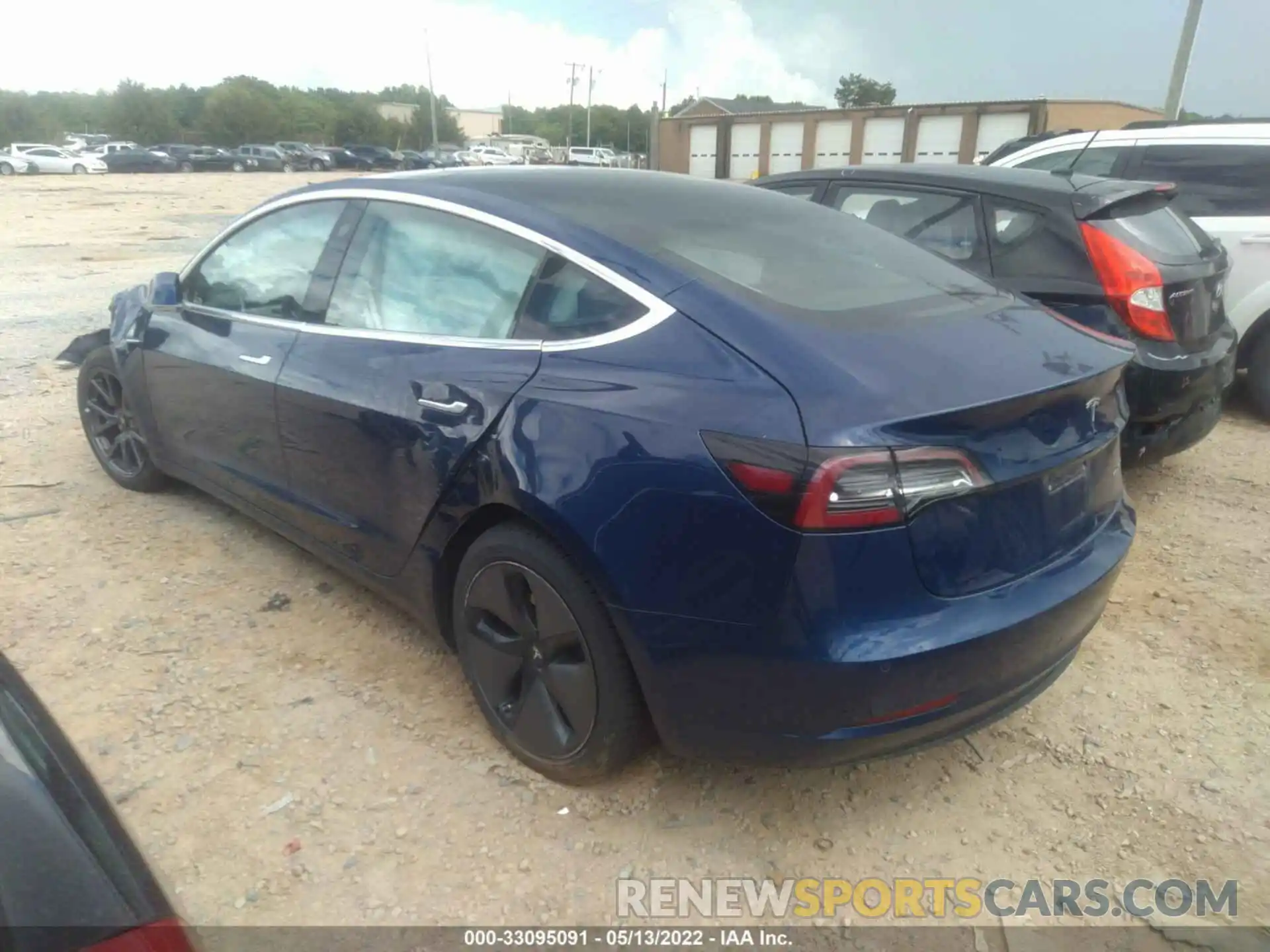 3 Photograph of a damaged car 5YJ3E1EB2KF359482 TESLA MODEL 3 2019