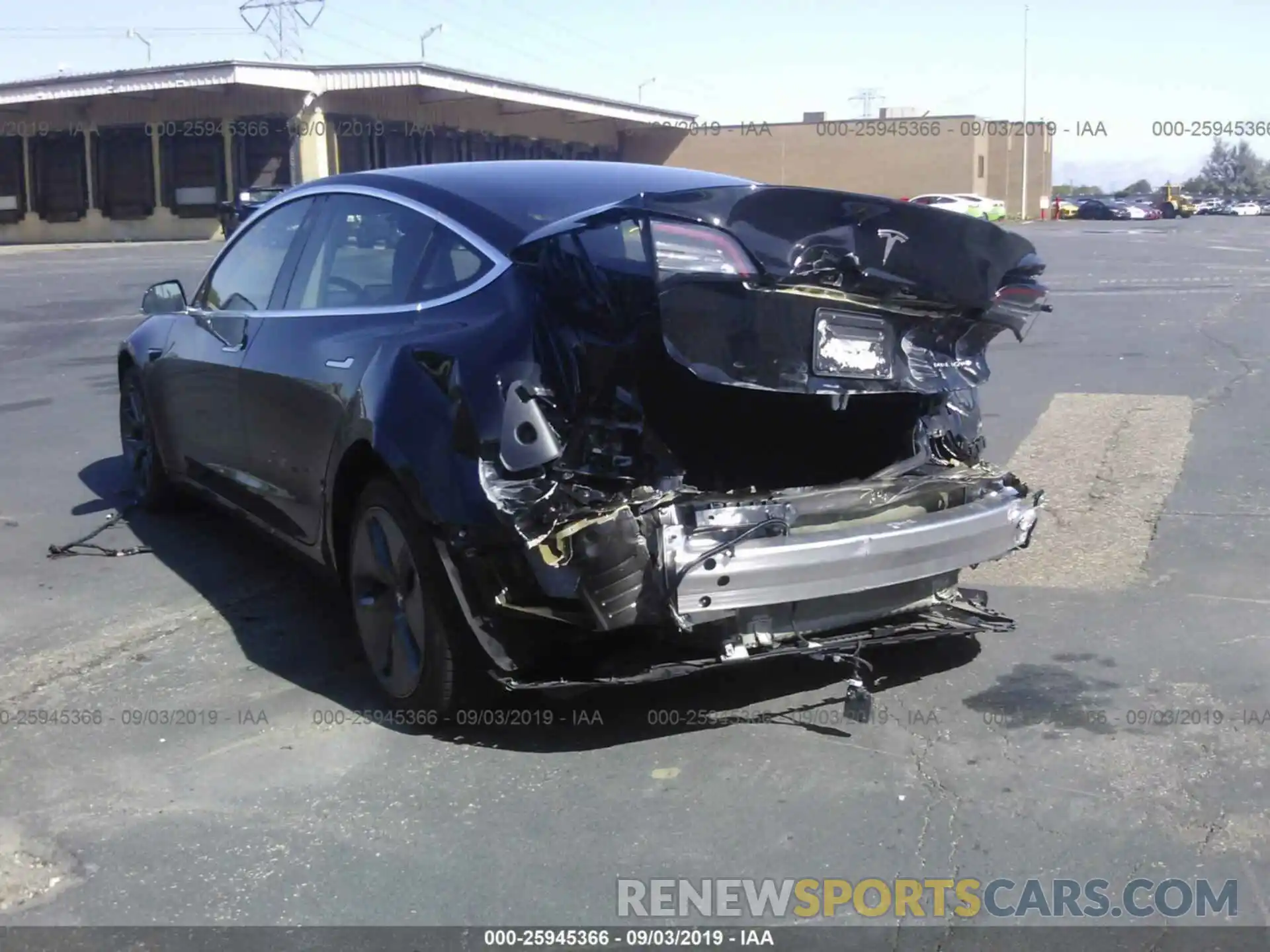 6 Photograph of a damaged car 5YJ3E1EB2KF384494 TESLA MODEL 3 2019