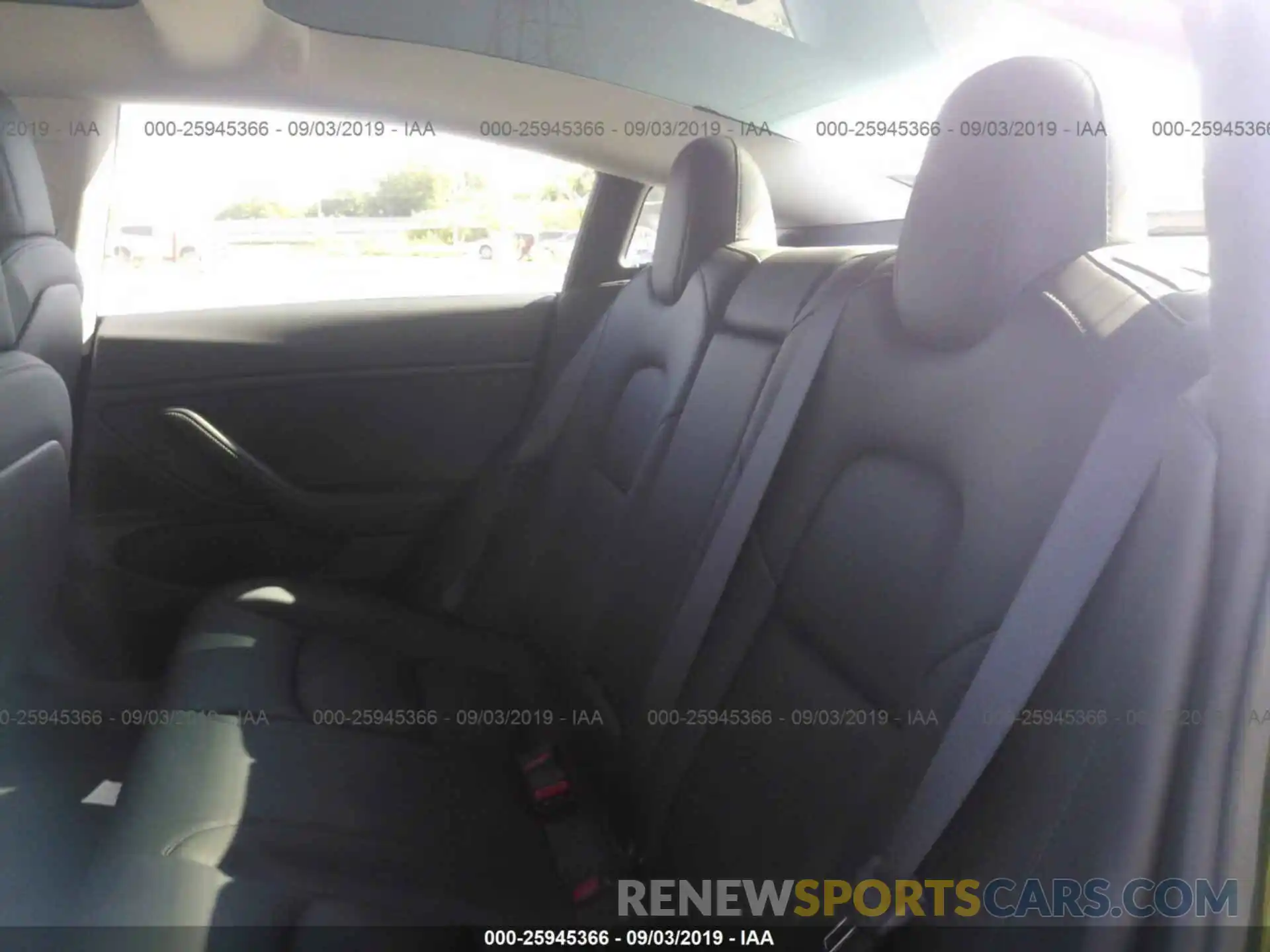 8 Photograph of a damaged car 5YJ3E1EB2KF384494 TESLA MODEL 3 2019