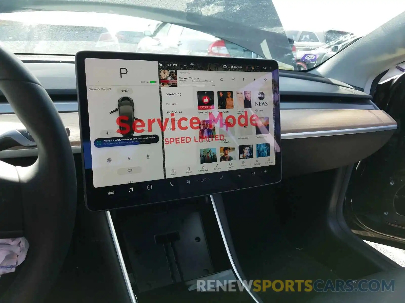 9 Photograph of a damaged car 5YJ3E1EB2KF384947 TESLA MODEL 3 2019