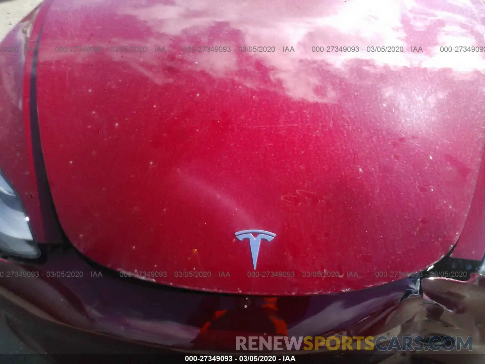 10 Photograph of a damaged car 5YJ3E1EB2KF387203 TESLA MODEL 3 2019