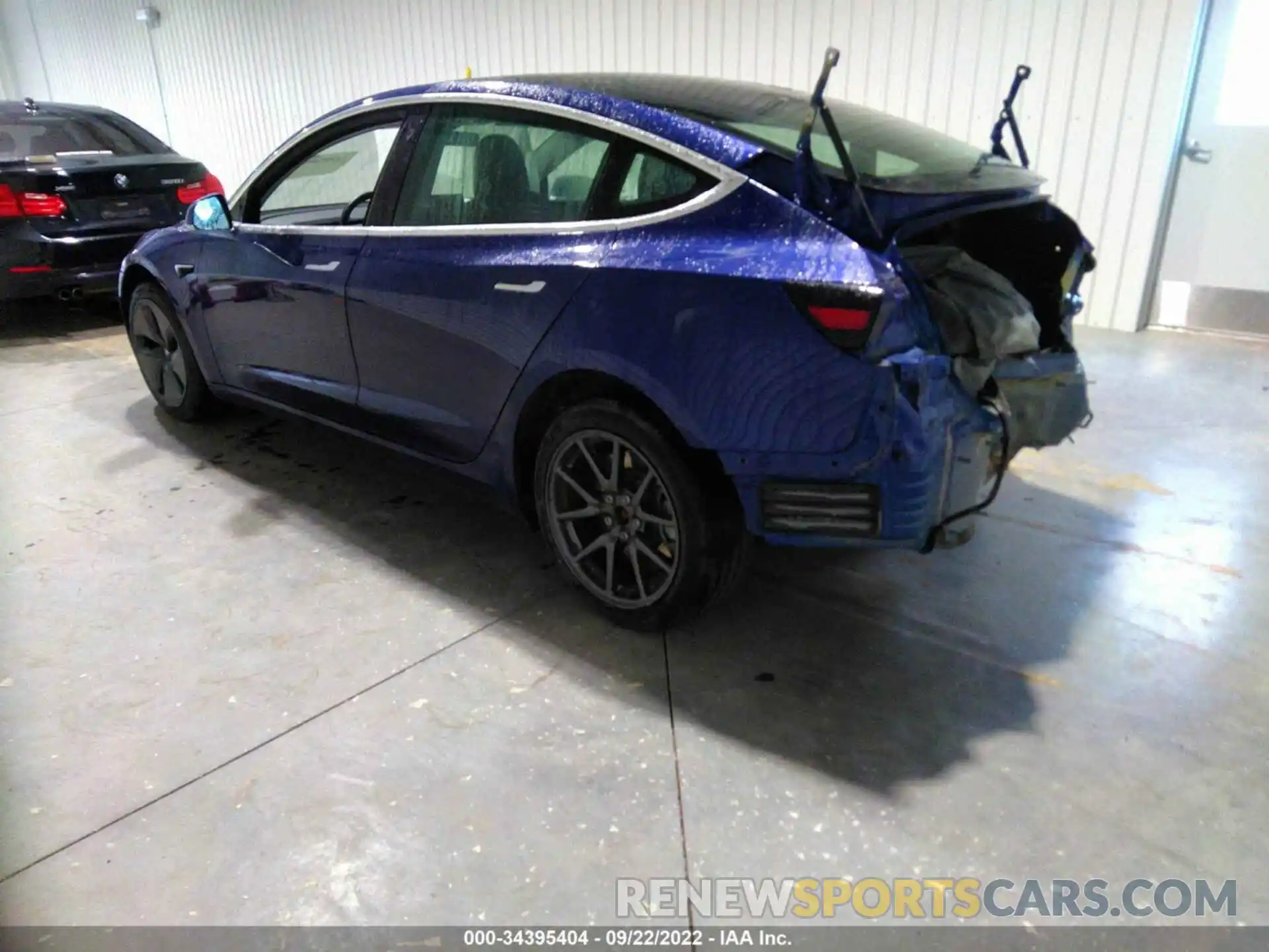 3 Photograph of a damaged car 5YJ3E1EB2KF387640 TESLA MODEL 3 2019