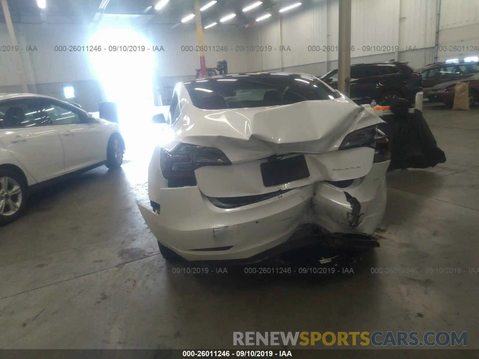 6 Photograph of a damaged car 5YJ3E1EB2KF388075 TESLA MODEL 3 2019