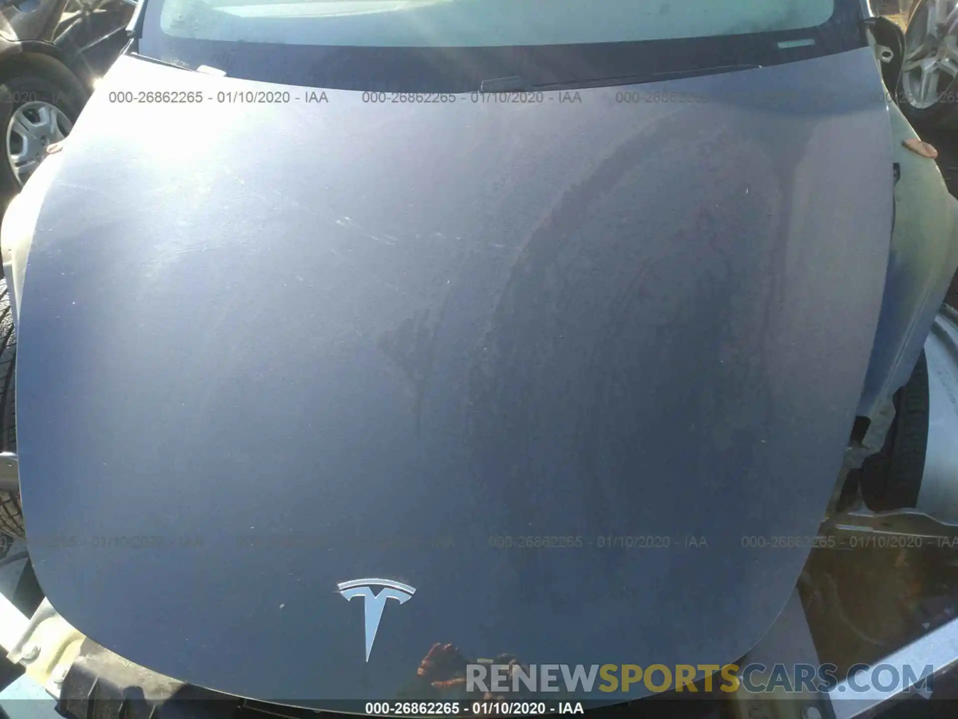 10 Photograph of a damaged car 5YJ3E1EB2KF389341 TESLA MODEL 3 2019