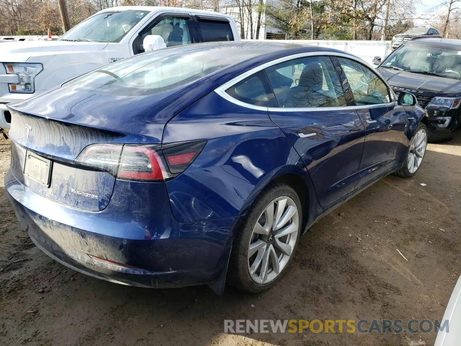 4 Photograph of a damaged car 5YJ3E1EB2KF390344 TESLA MODEL 3 2019