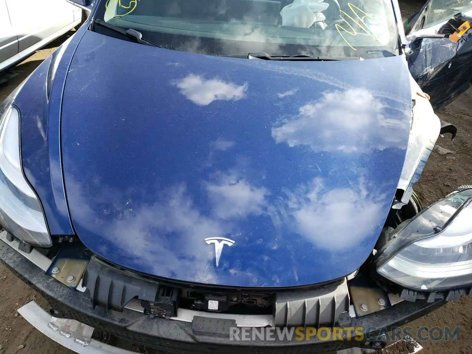 7 Photograph of a damaged car 5YJ3E1EB2KF390344 TESLA MODEL 3 2019