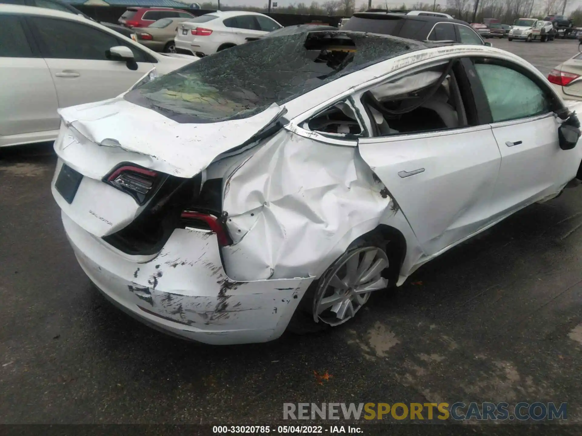 6 Photograph of a damaged car 5YJ3E1EB2KF392286 TESLA MODEL 3 2019